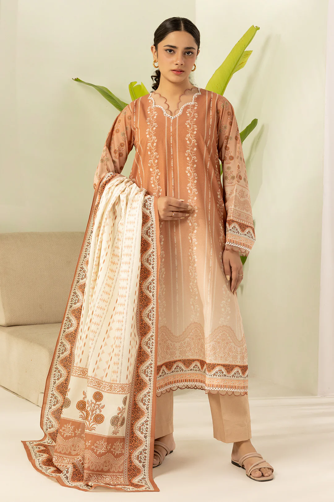 Shirt Shalwar Dupatta - 0551 - Image 4