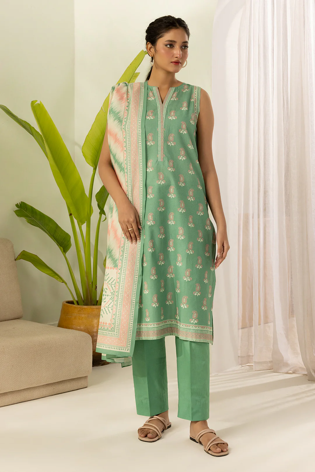 Shirt Shalwar Dupatta - 0554 - Image 3