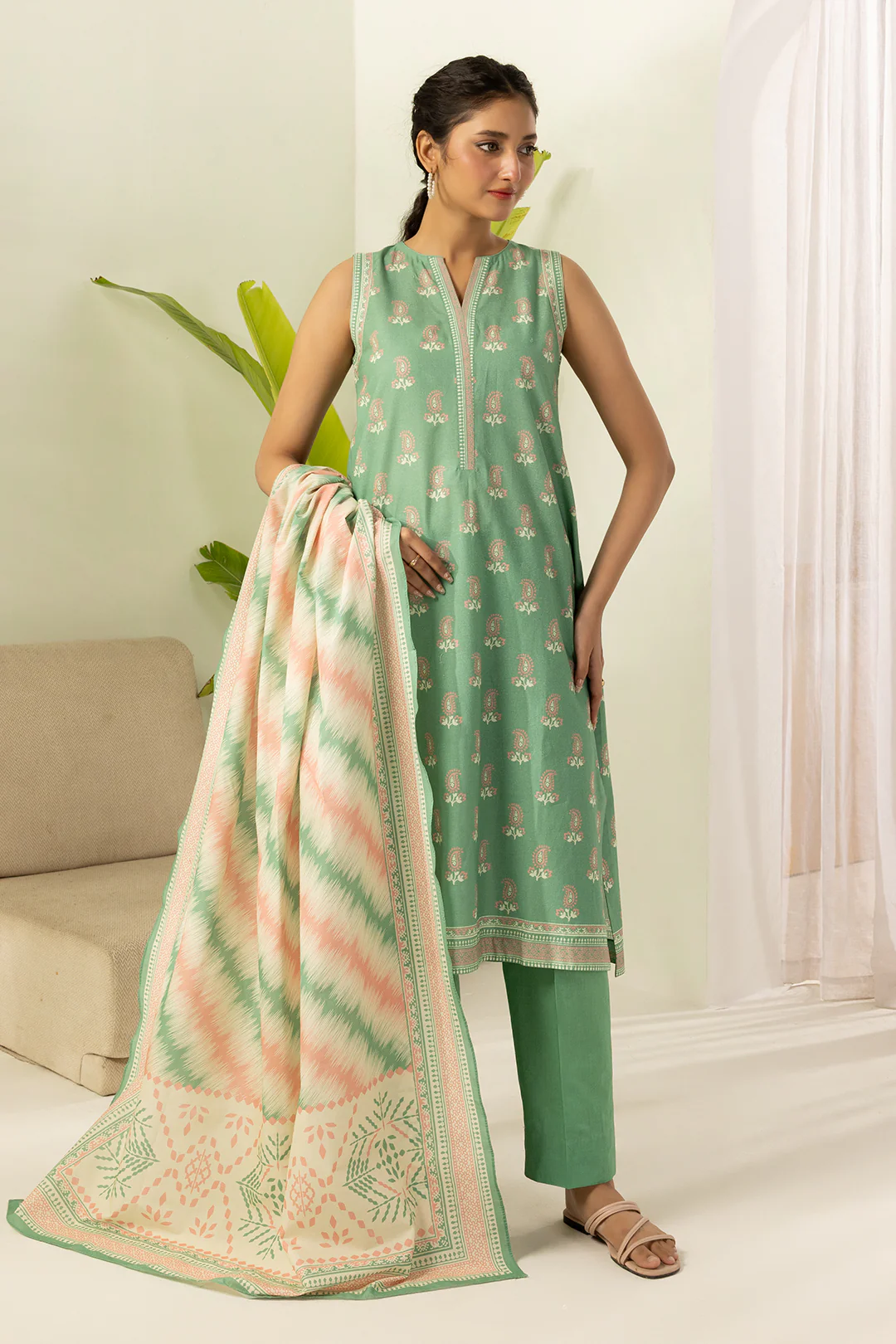 Shirt Shalwar Dupatta - 0554 - Image 4