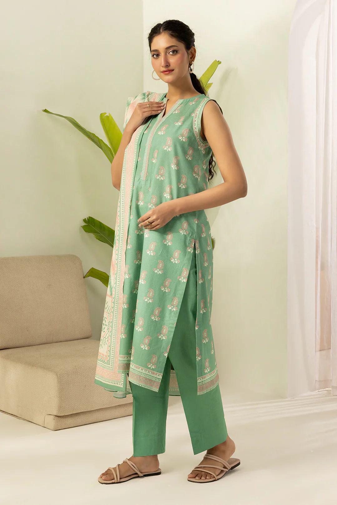 Shirt Shalwar Dupatta - 0554 - Image 5