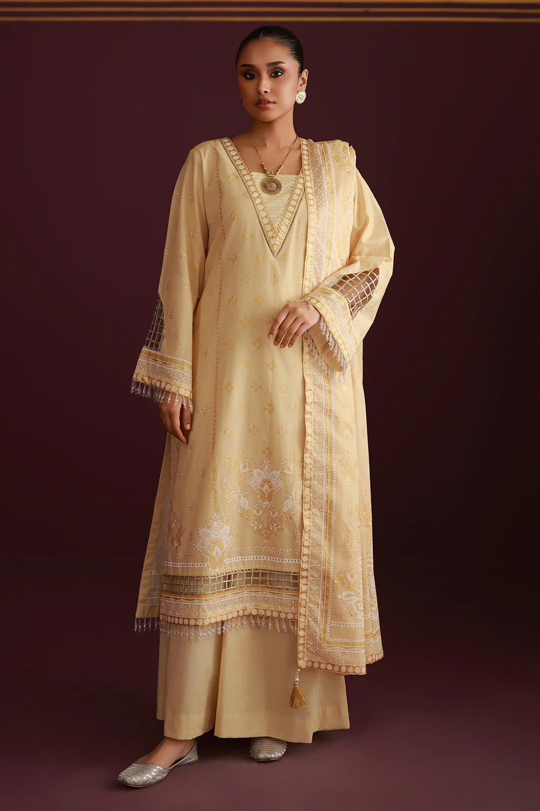 Shirt Shalwar Dupatta - 0560 - Image 5
