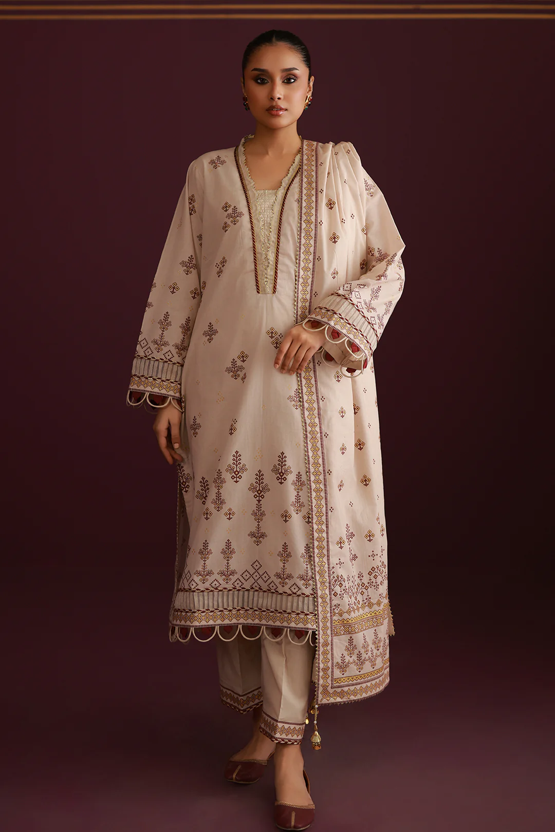 Shirt Shalwar Dupatta - 0562