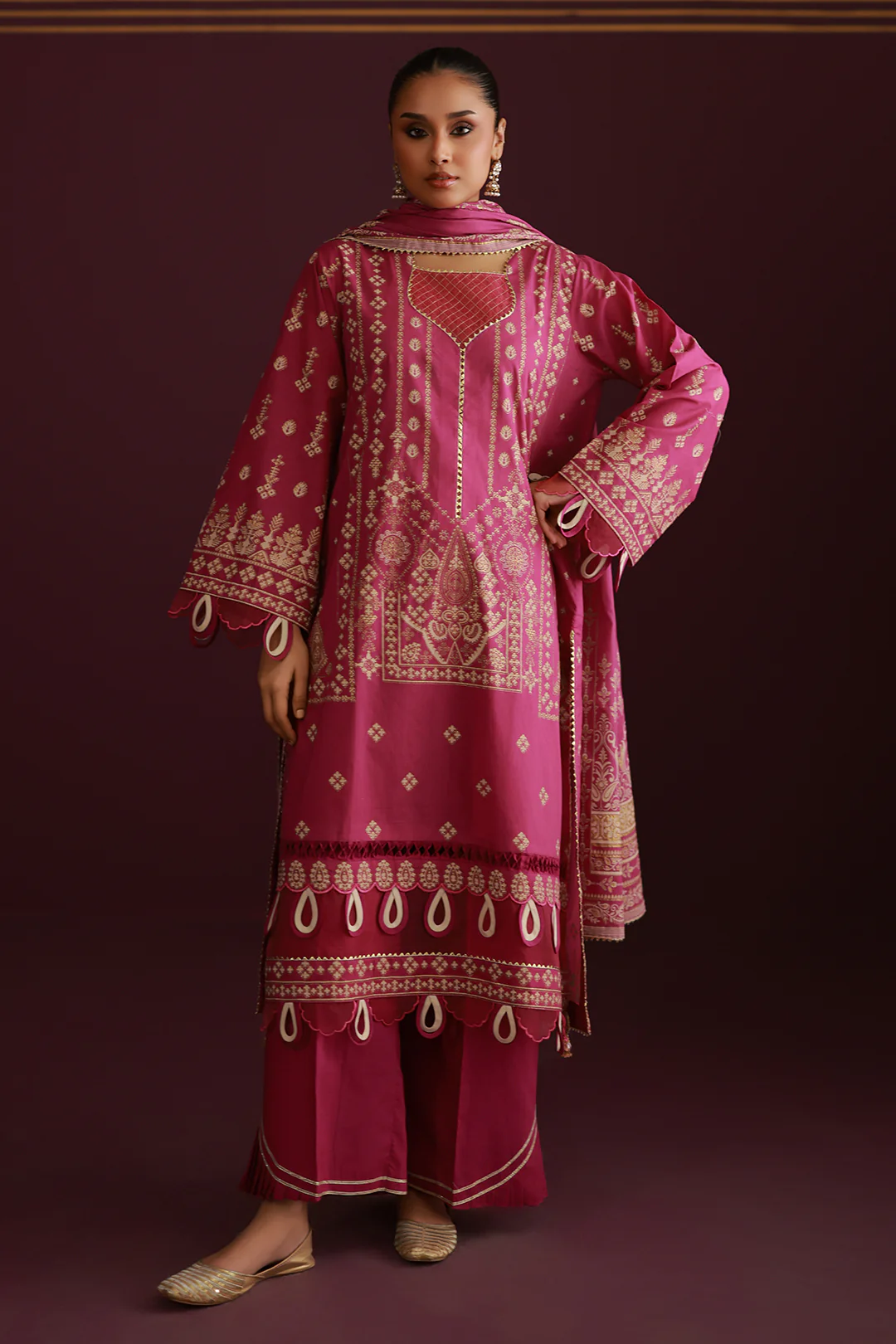 Shirt Shalwar Dupatta - 0564 - Image 5