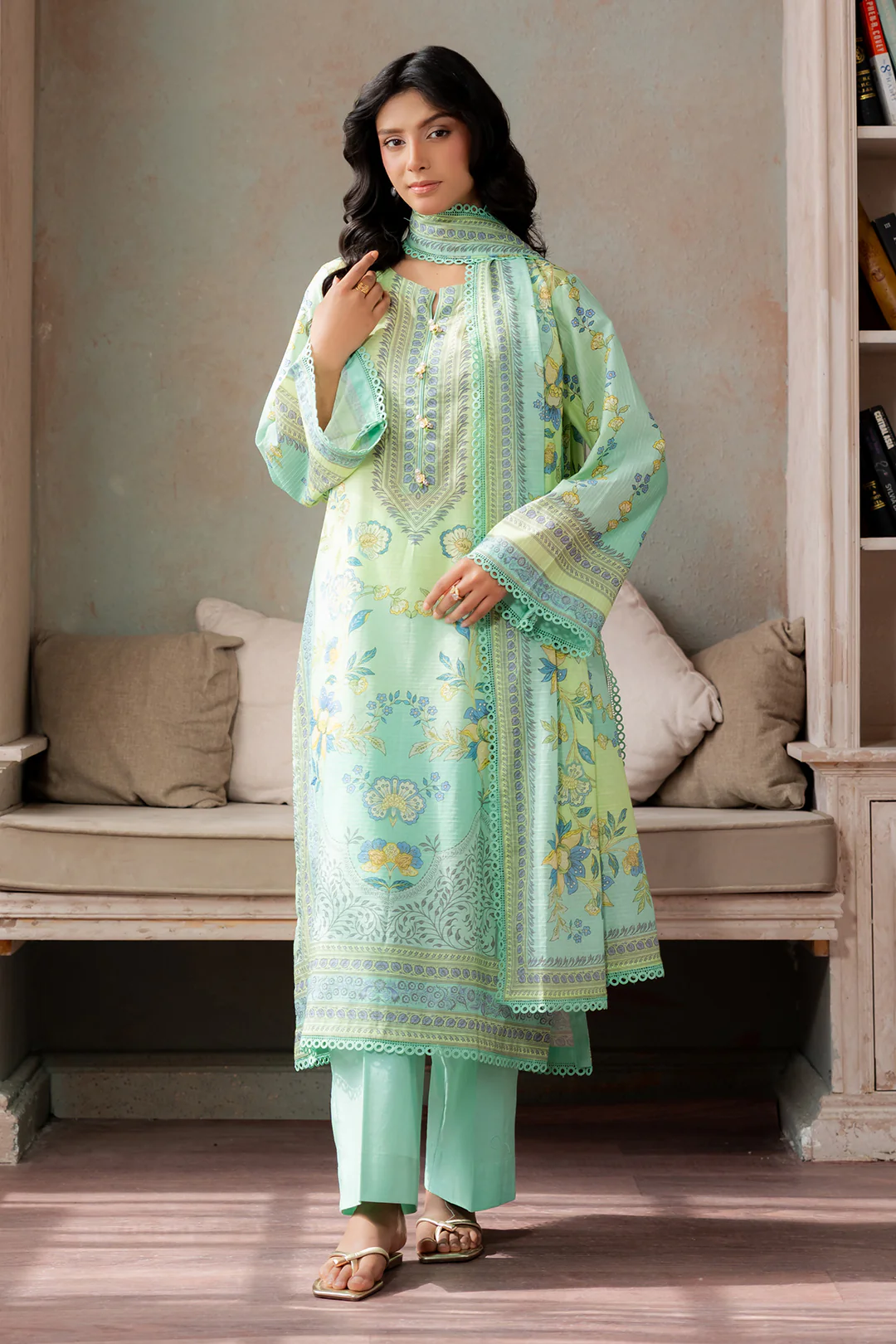 Shirt Shalwar Dupatta - 0613 - Image 3