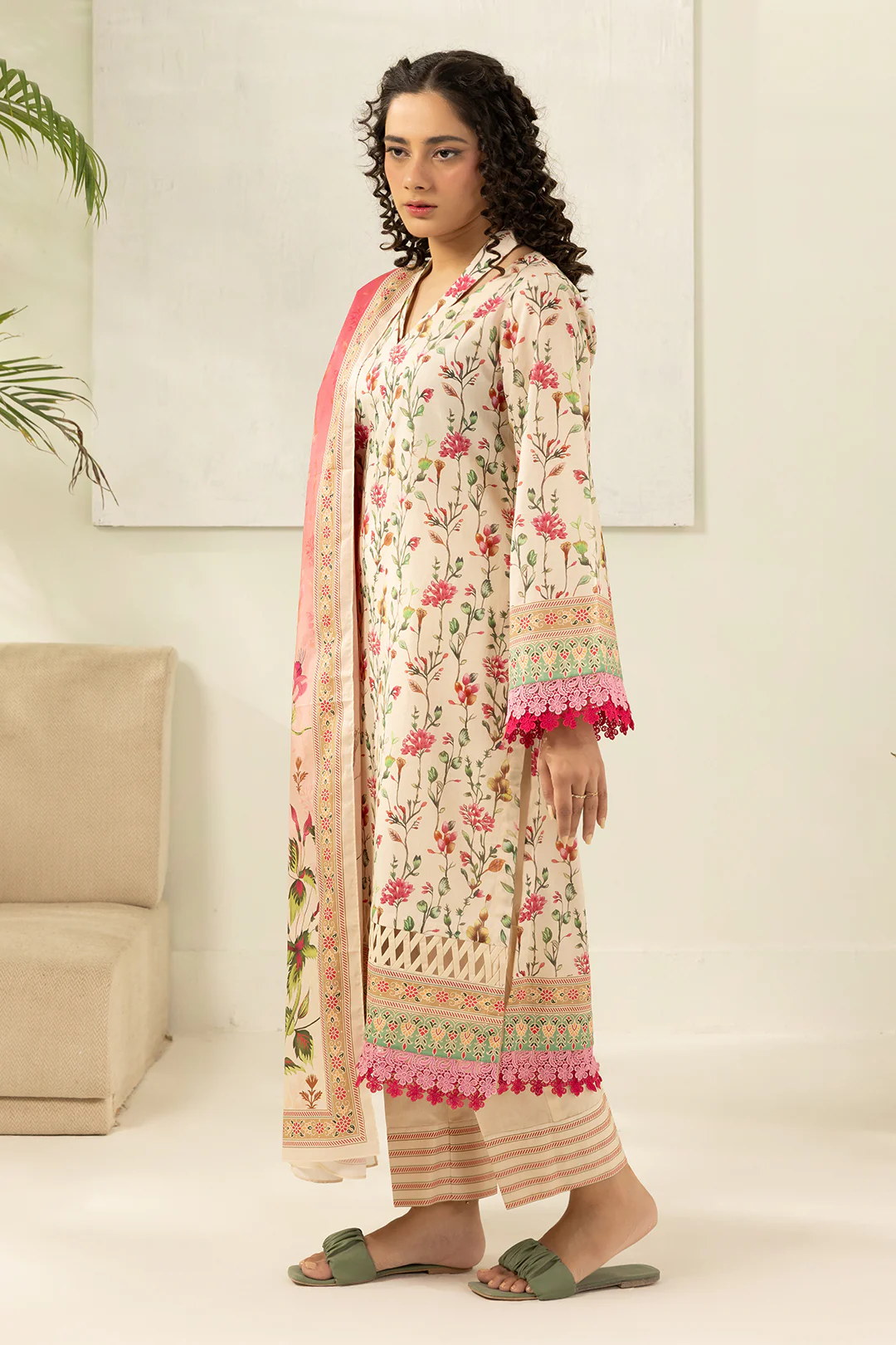 Shirt Shalwar Dupatta - 0614 - Image 6