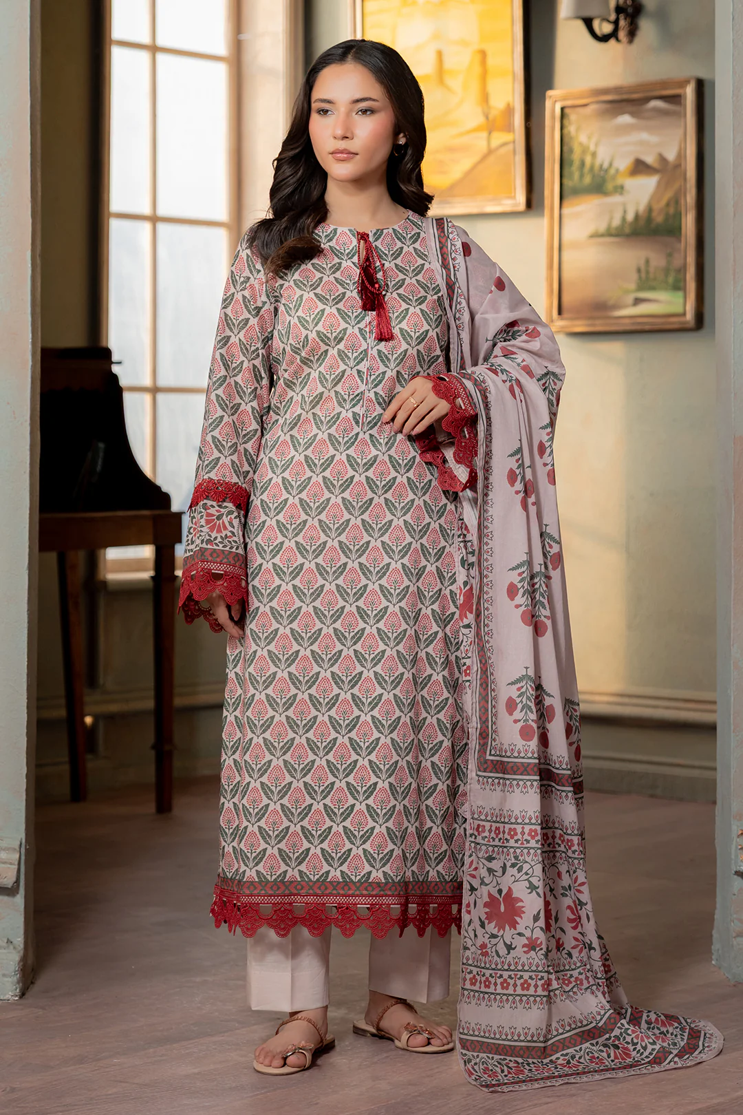 Shirt Shalwar Dupatta - 0619 - Image 4