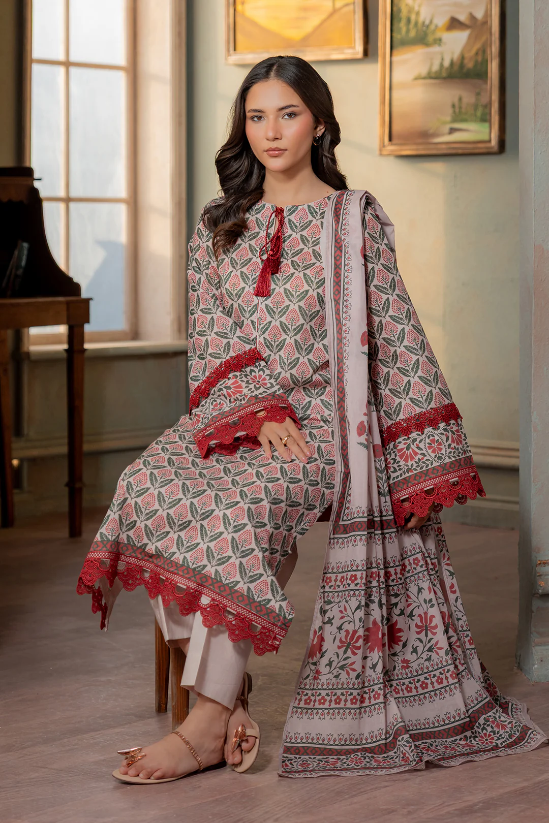 Shirt Shalwar Dupatta - 0619 - Image 5