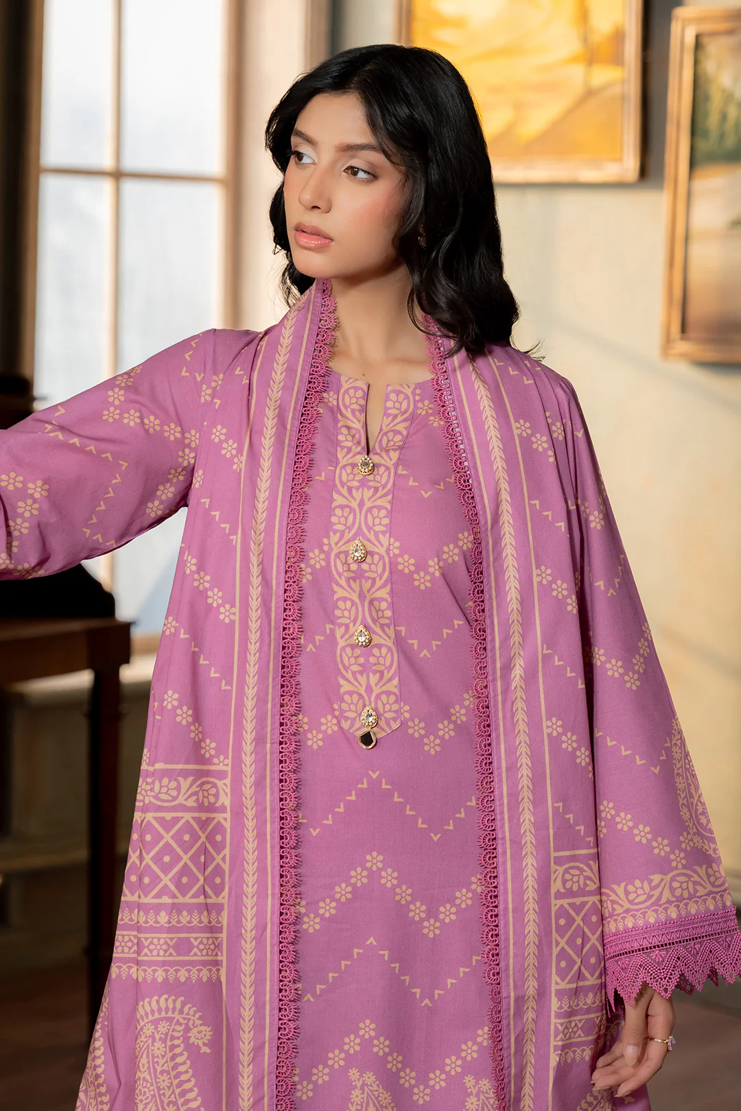 Shirt Shalwar Dupatta - 0633 - Image 3