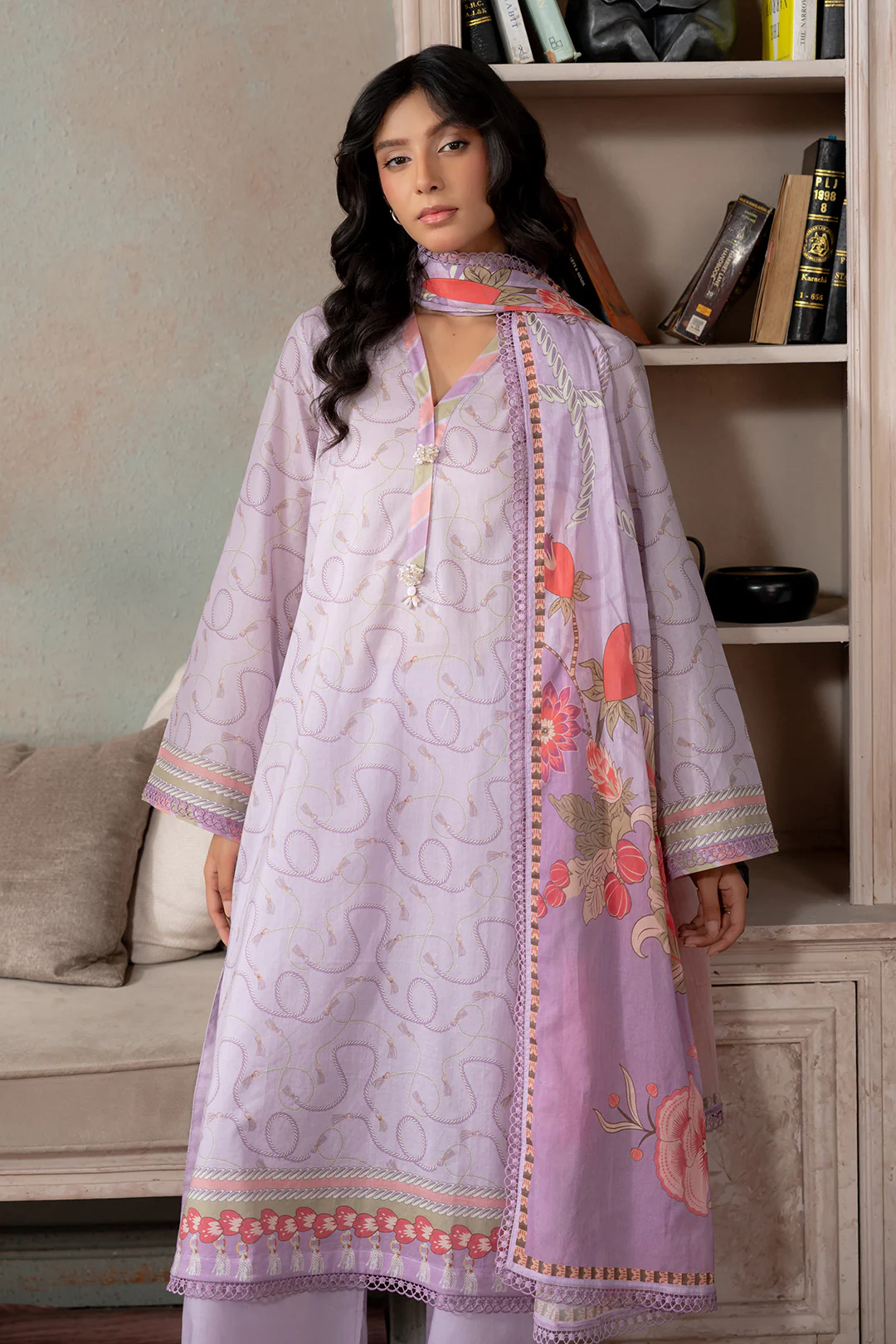 Shirt Shalwar Dupatta - 0682 - Image 3