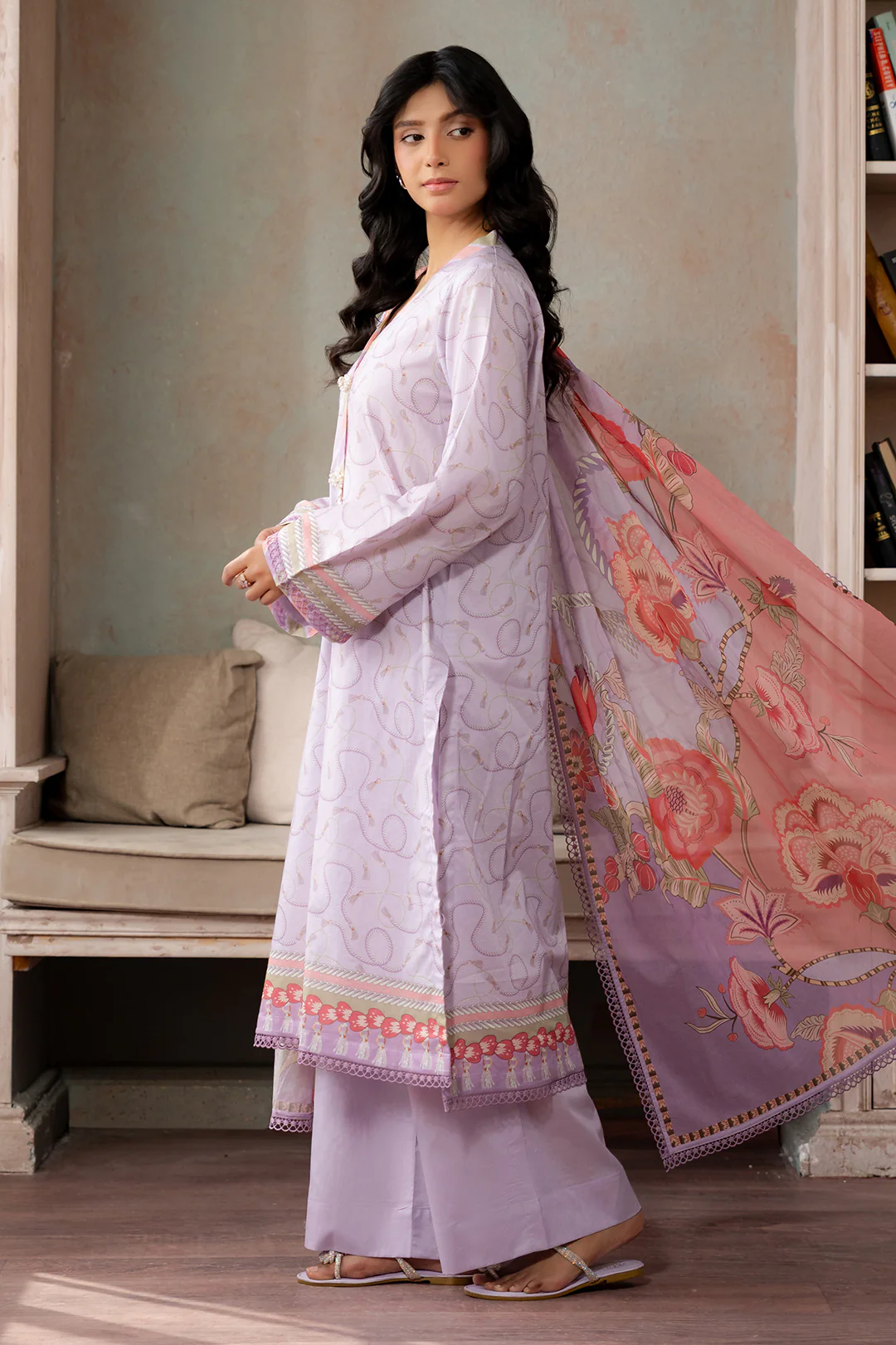 Shirt Shalwar Dupatta - 0682 - Image 5