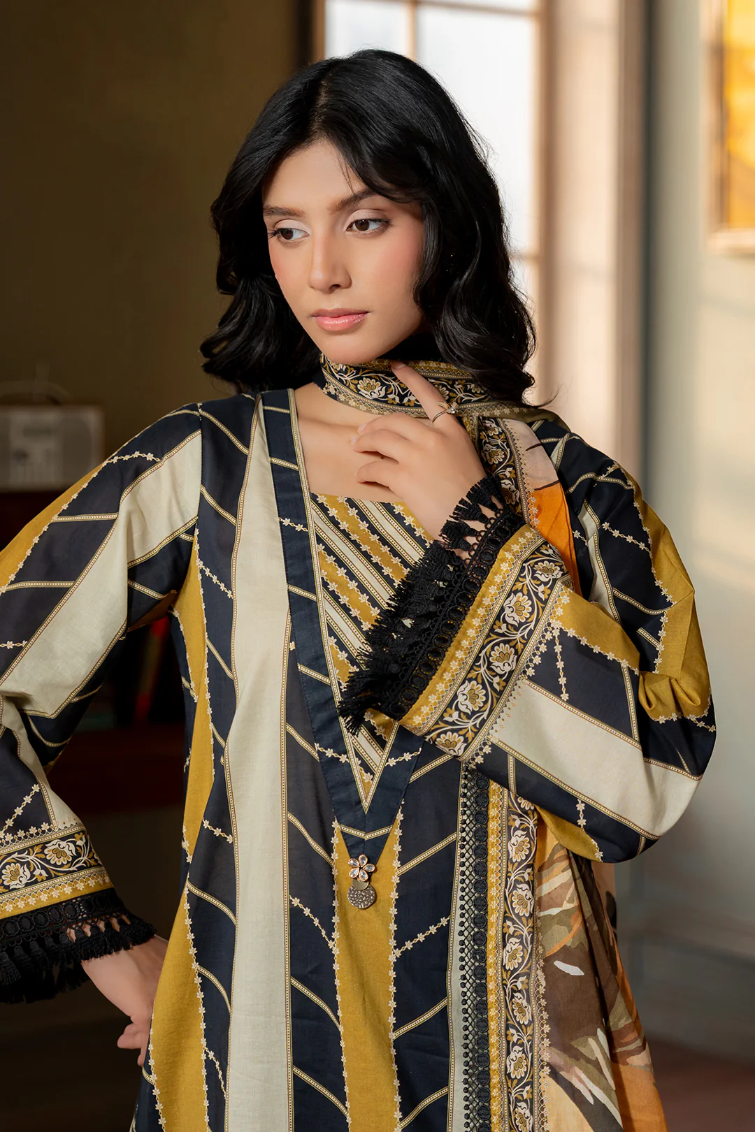 Shirt Shalwar Dupatta - 0688 - Image 3