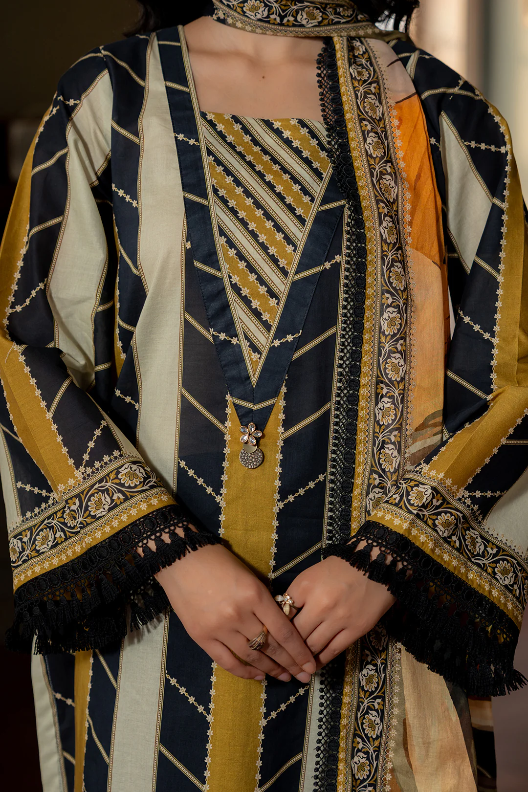 Shirt Shalwar Dupatta - 0688 - Image 5