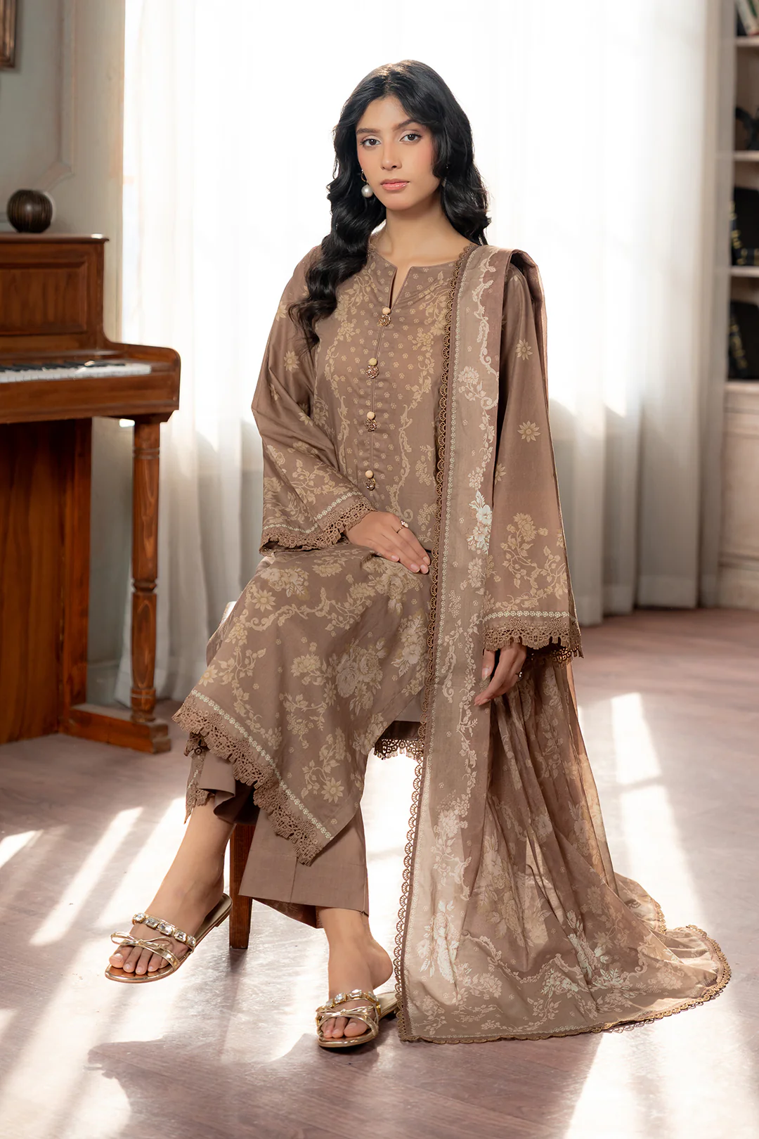 Shirt Shalwar Dupatta - 0690 - Image 5