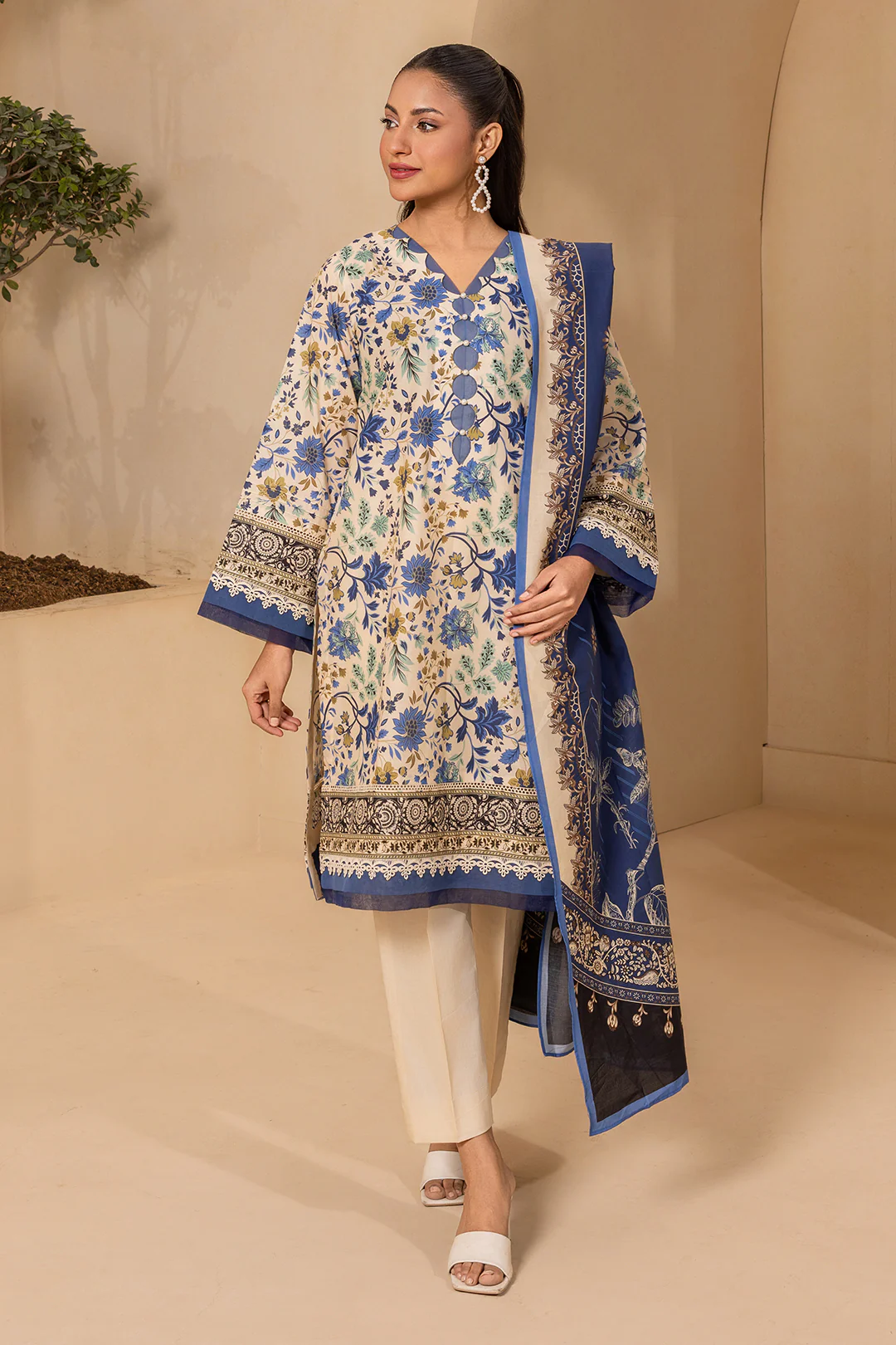 Shirt Shalwar Dupatta - 0691 - Image 4