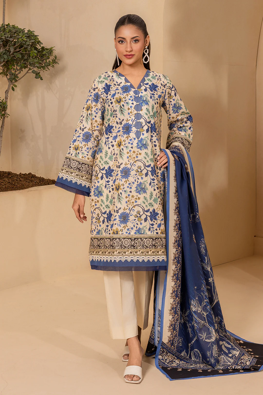 Shirt Shalwar Dupatta - 0691 - Image 5