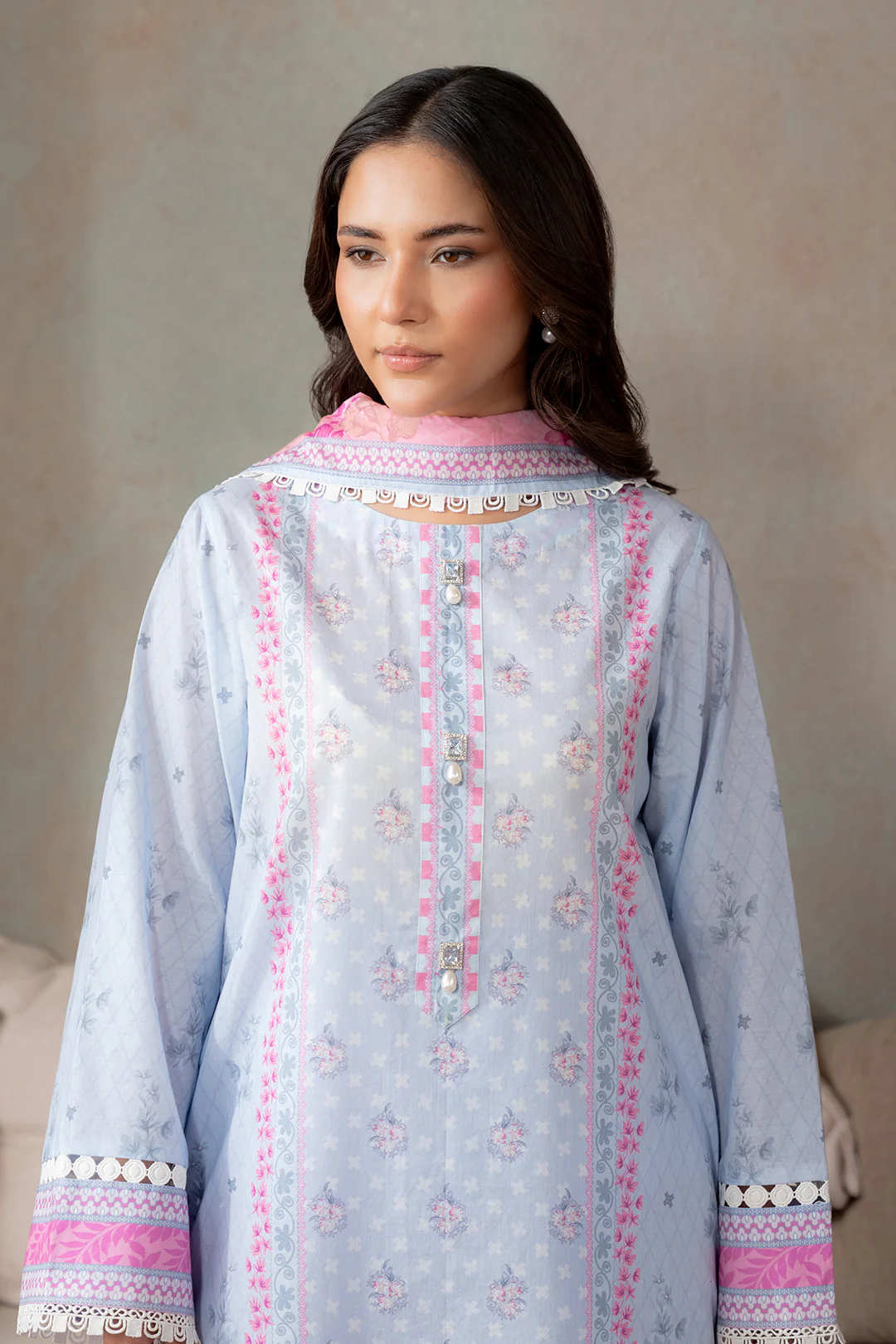 Shirt Shalwar Dupatta - 0694 - Image 2