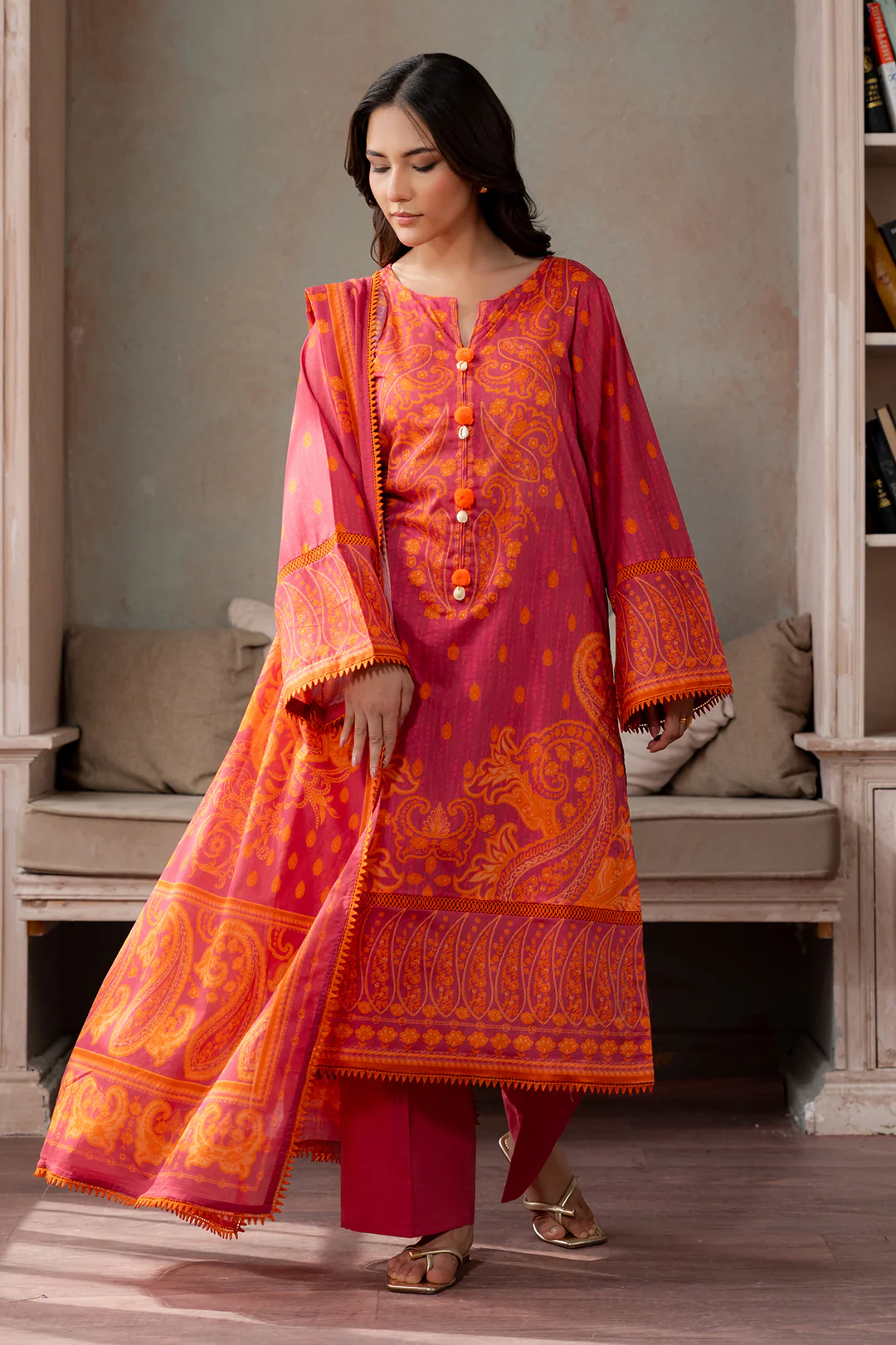 Shirt Shalwar Dupatta - 0697 - Image 4