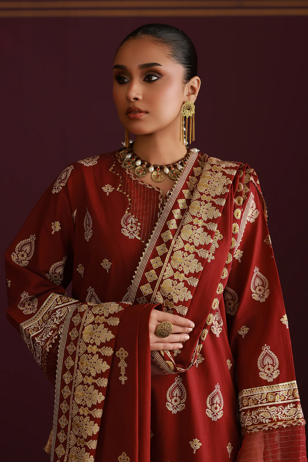 Shirt Shalwar Dupatta - 0704 - Image 2