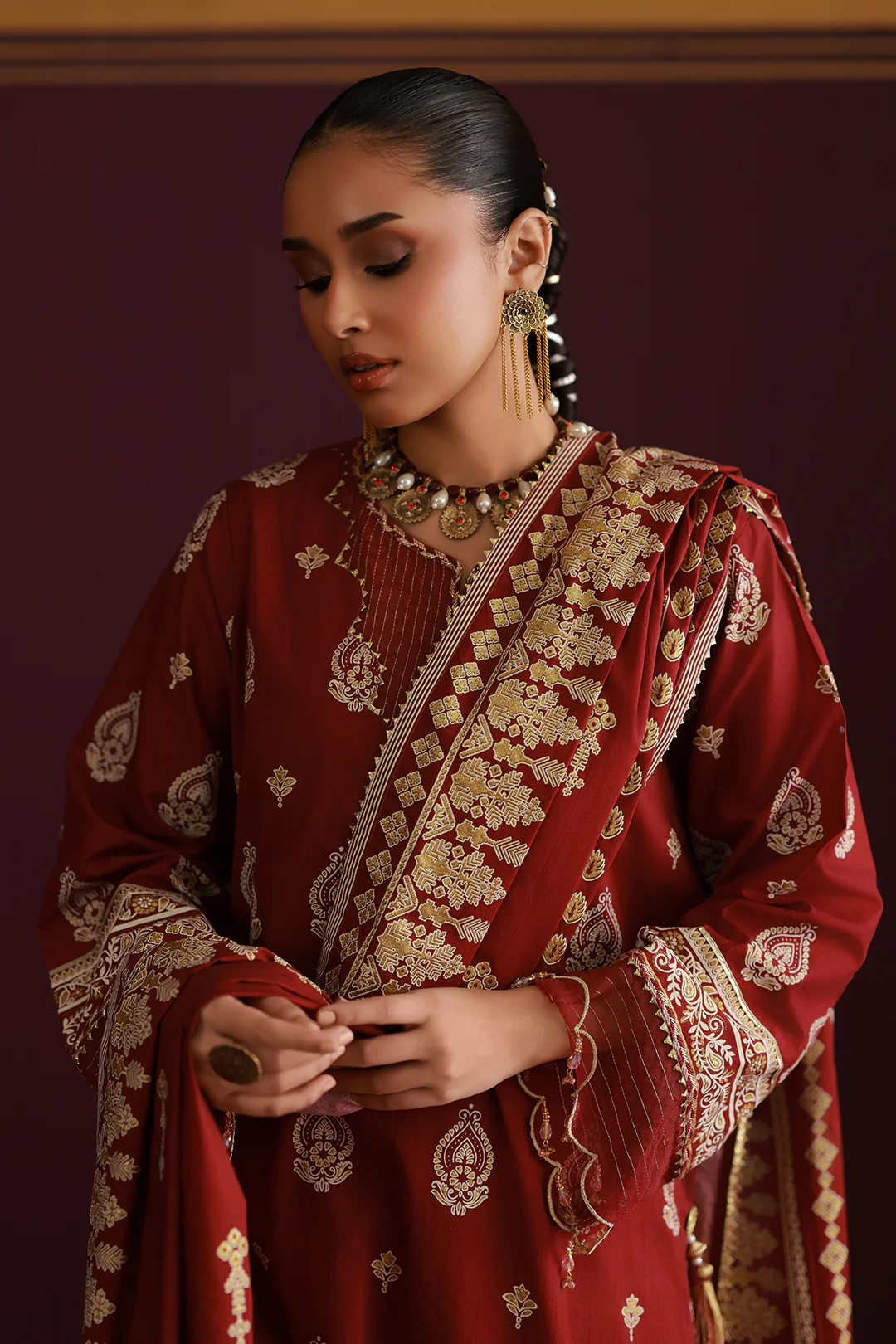 Shirt Shalwar Dupatta - 0704 - Image 3