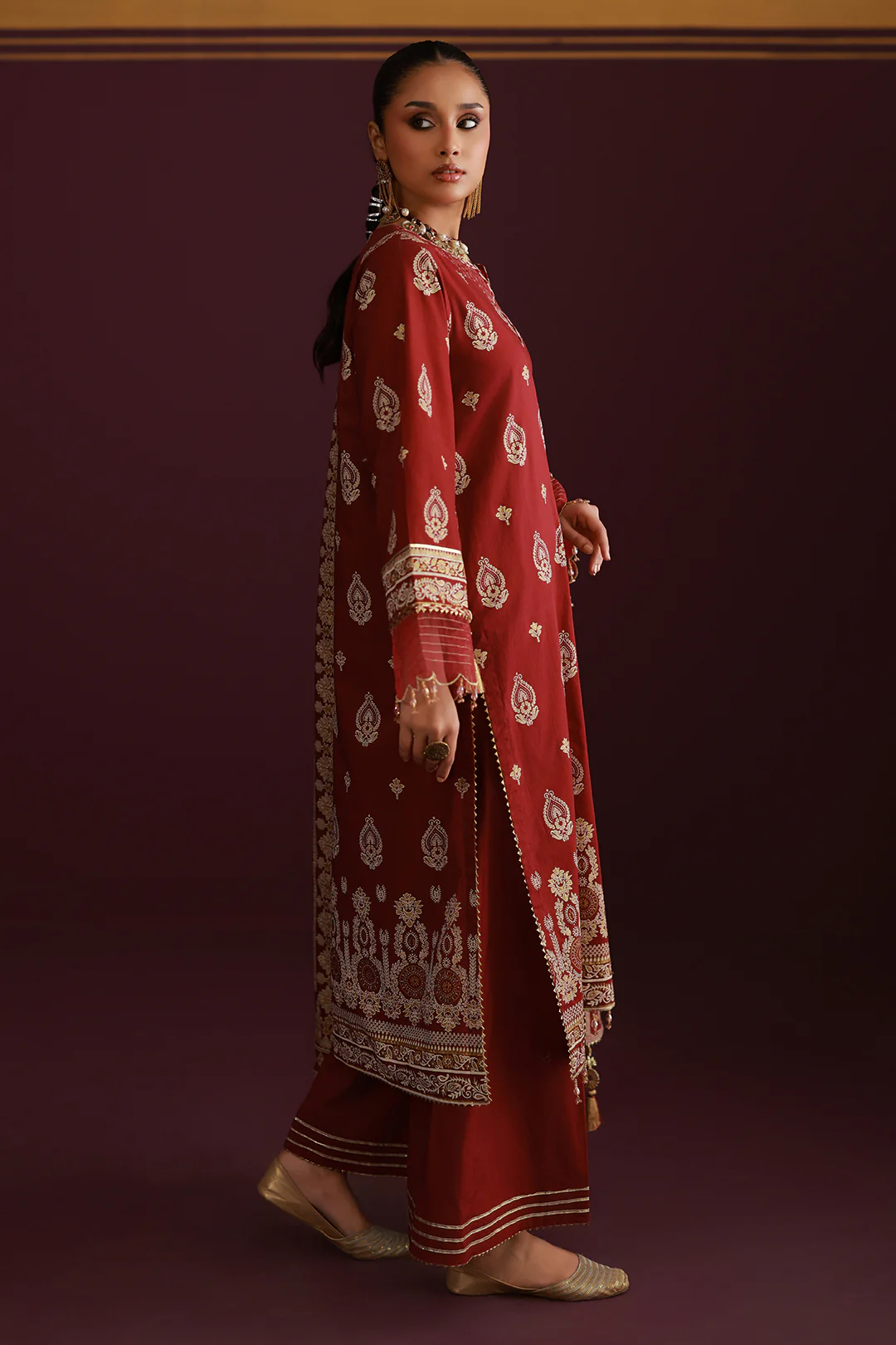 Shirt Shalwar Dupatta - 0704 - Image 7