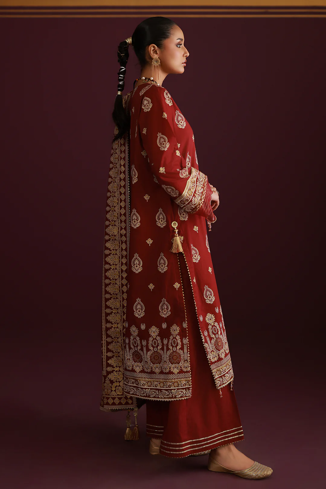 Shirt Shalwar Dupatta - 0704 - Image 9