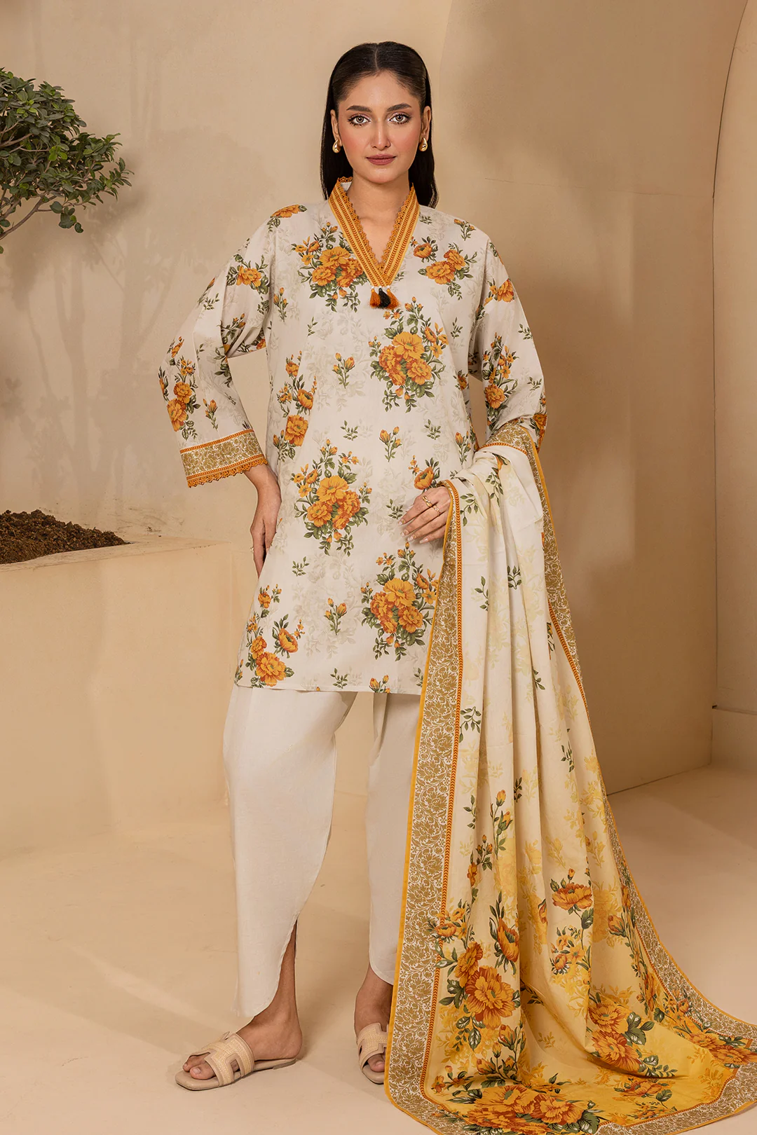 Shirt Shalwar Dupatta - 0747 - Image 3