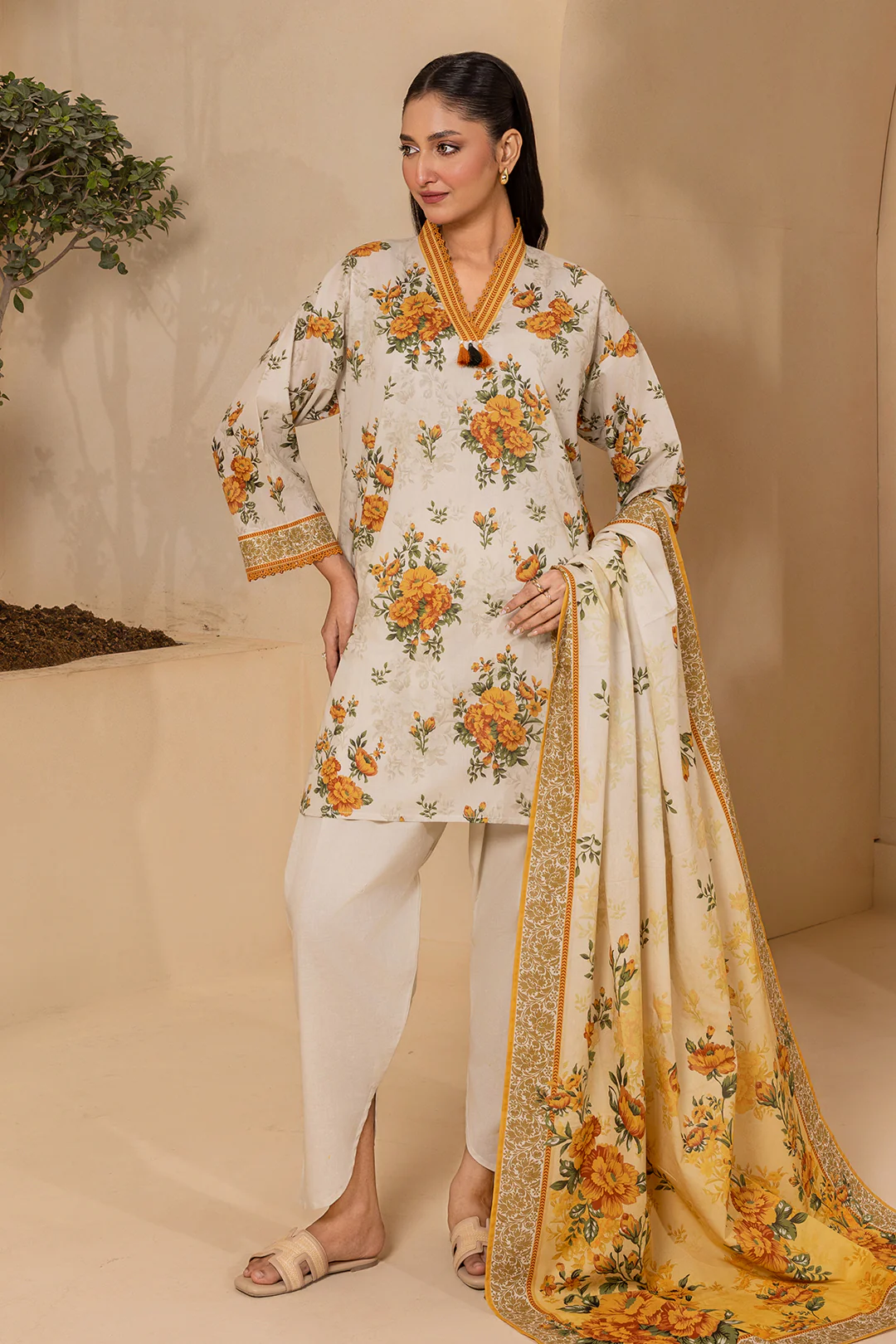 Shirt Shalwar Dupatta - 0747 - Image 6
