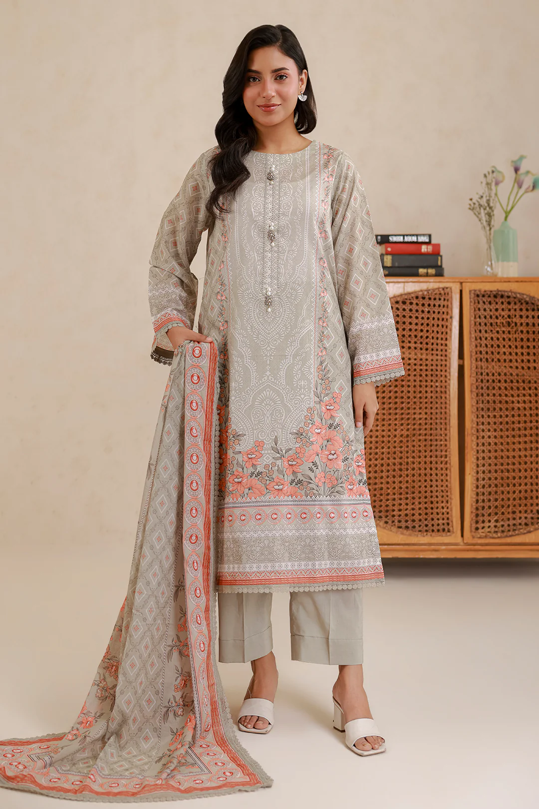 Shirt Shalwar Dupatta - 0754 - Image 4