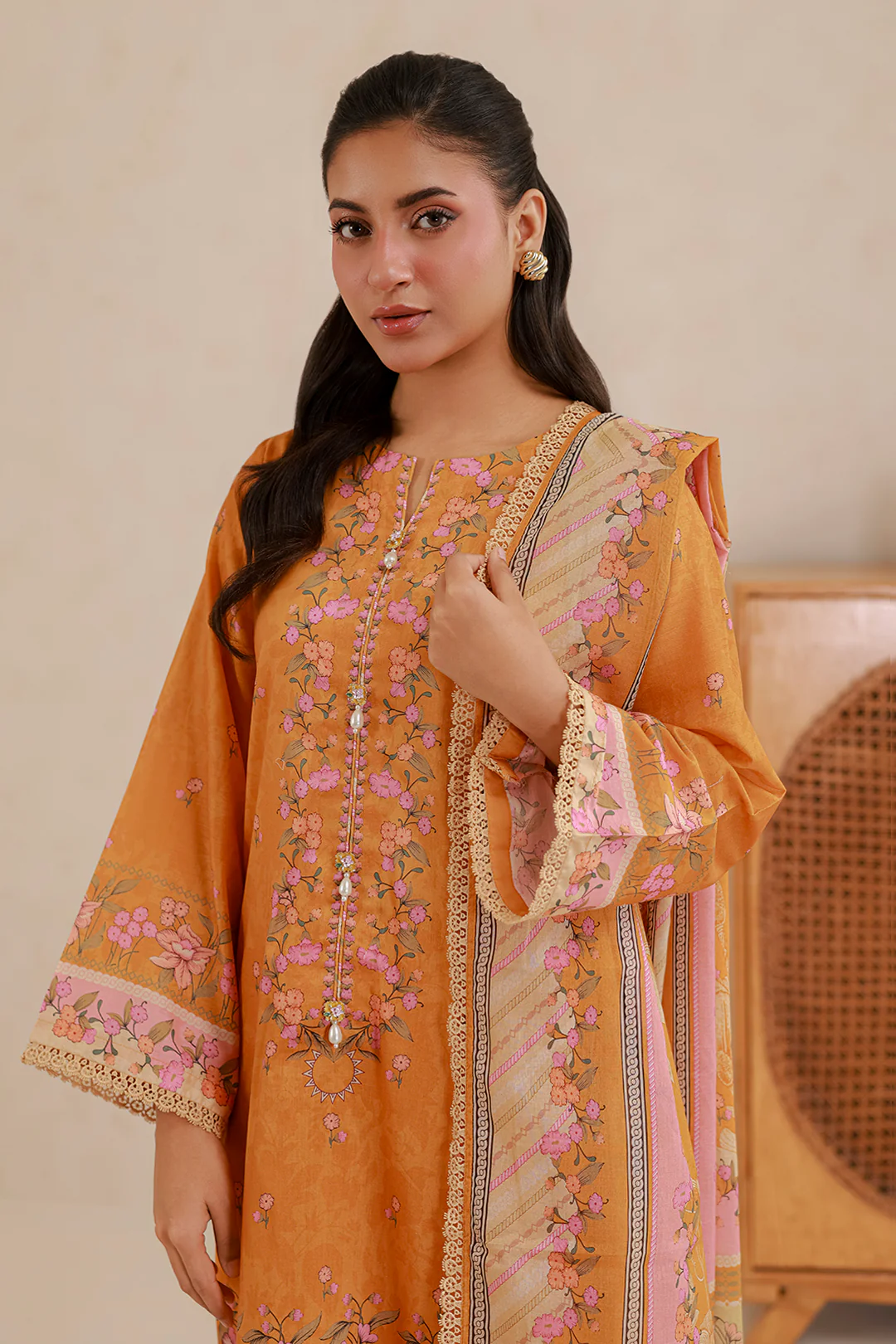 Shirt Shalwar Dupatta - 0758 - Image 2