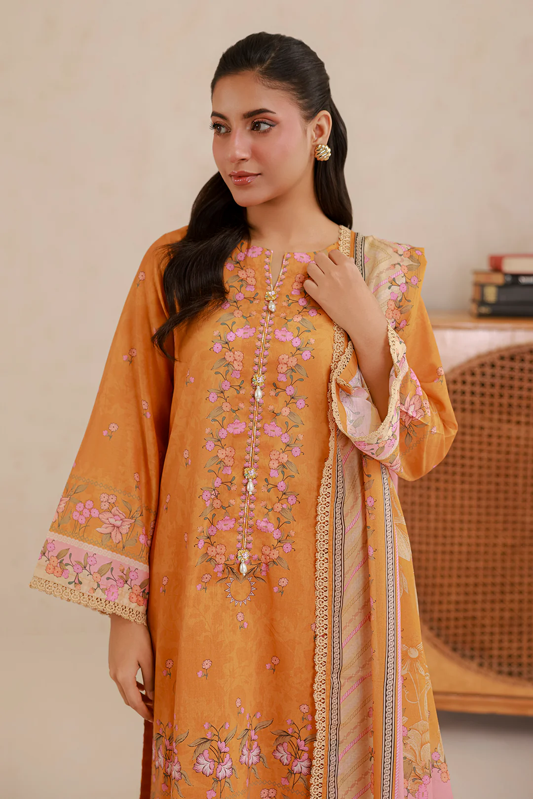 Shirt Shalwar Dupatta - 0758 - Image 3