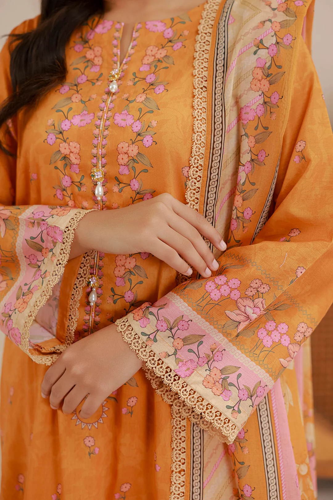 Shirt Shalwar Dupatta - 0758 - Image 4