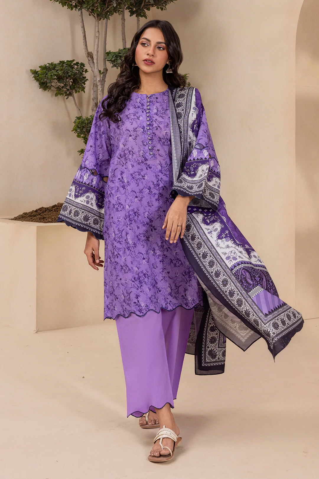 Shirt Shalwar Dupatta - 0764 - Image 3