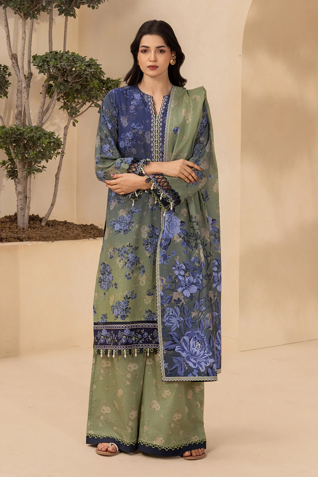 Shirt Shalwar Dupatta - 0766 - Image 5