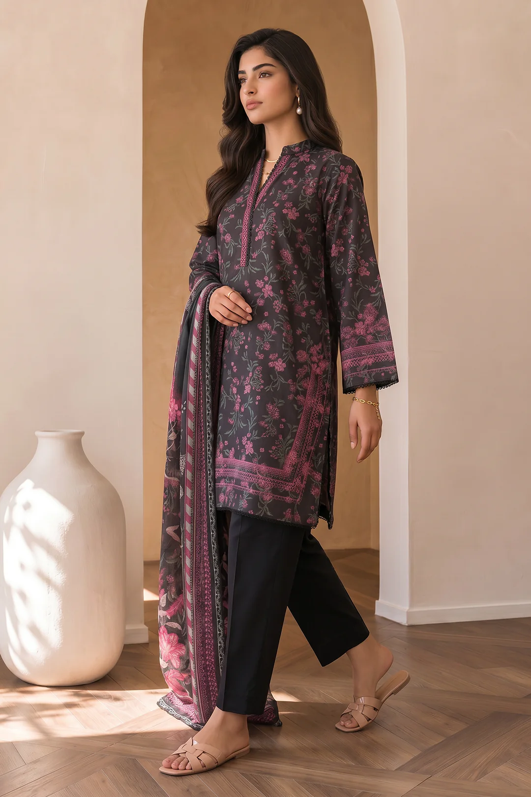 Shirt Shalwar Dupatta - 0816 - Image 3