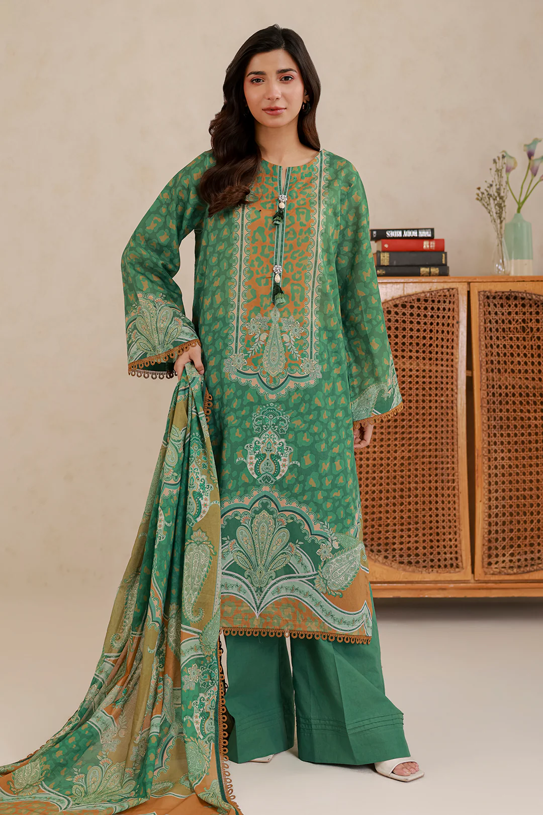 Shirt Shalwar Dupatta - 0827 - Image 3