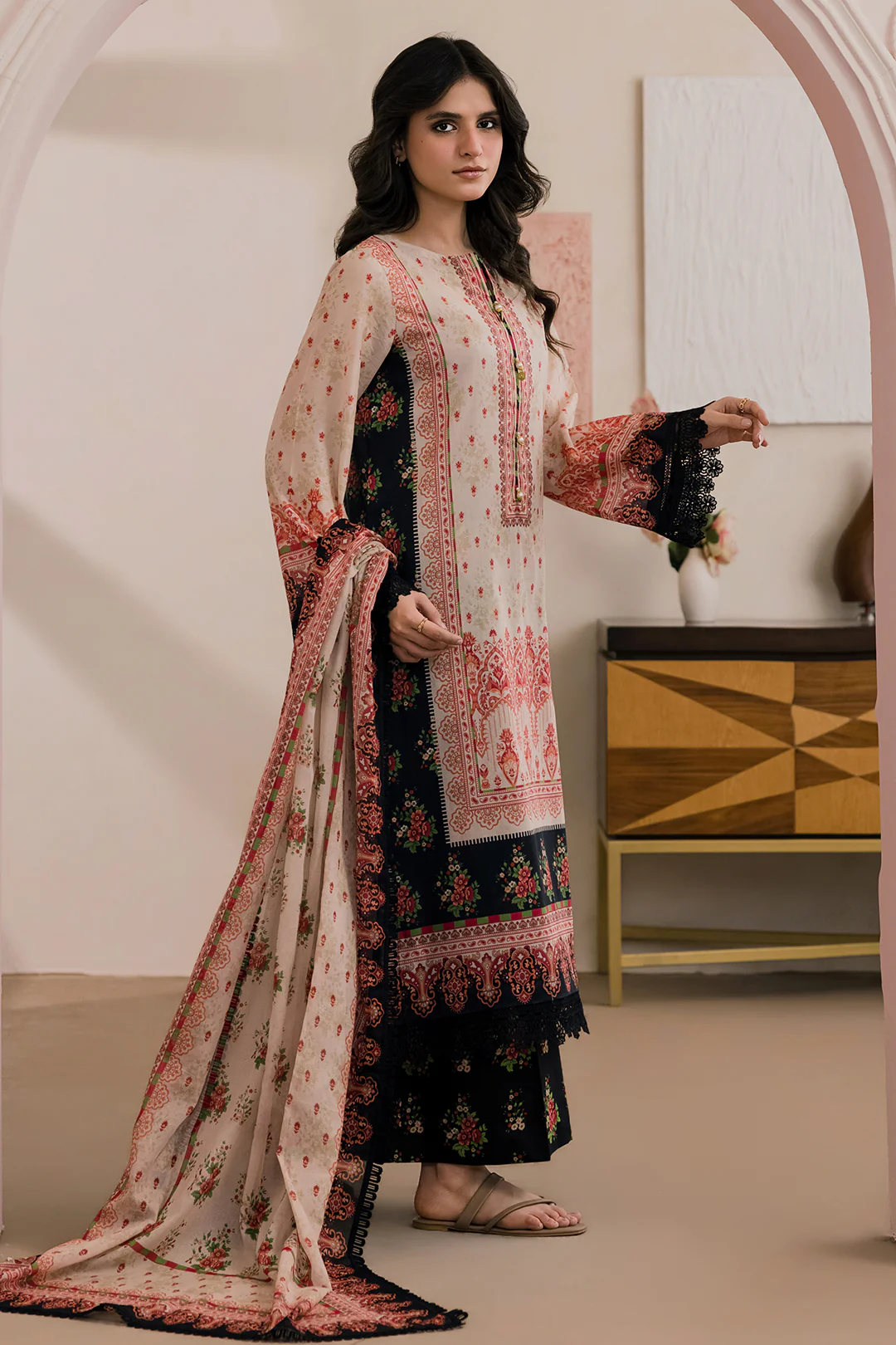 Shirt Shalwar Dupatta - 0831 - Image 4