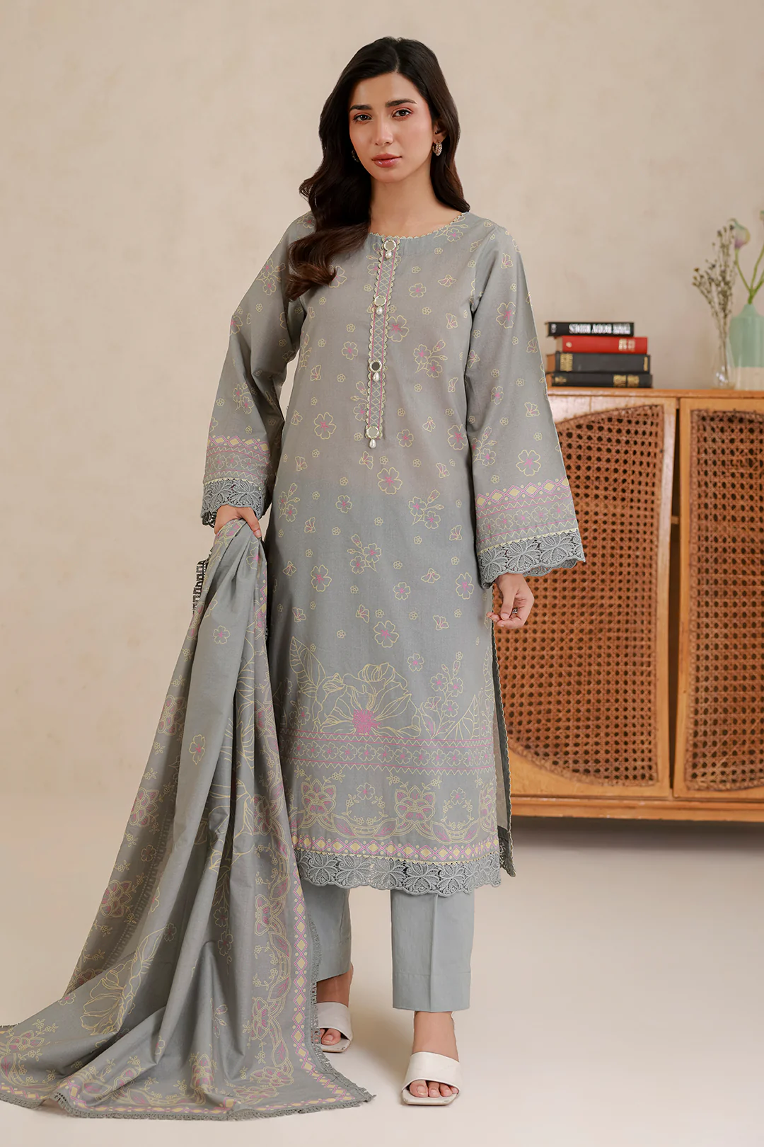 Shirt Shalwar Dupatta - 0835 - Image 10