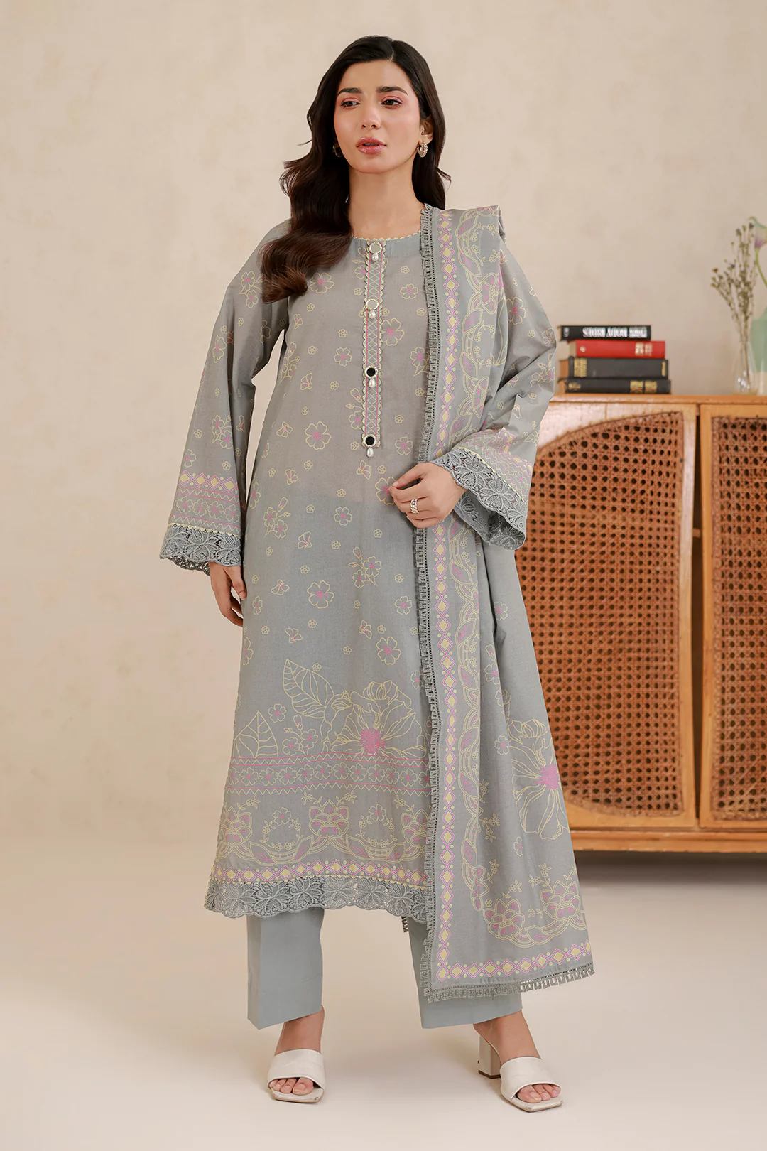 Shirt Shalwar Dupatta - 0835 - Image 5