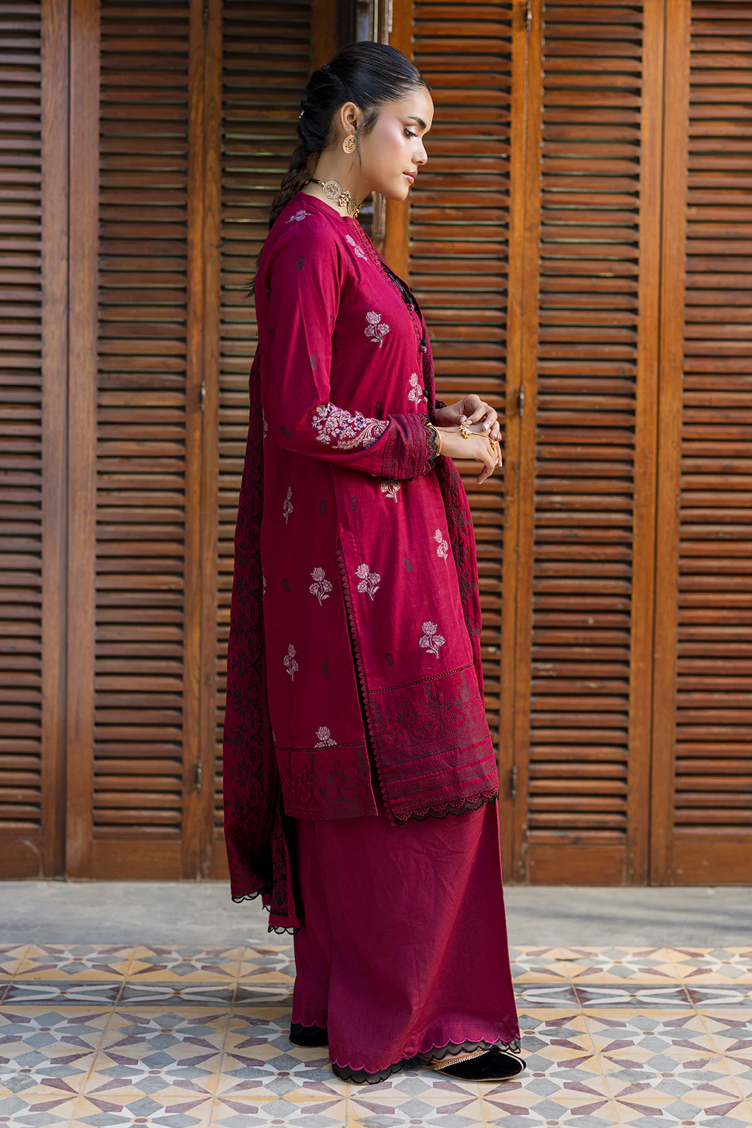 Shirt Shalwar Dupatta - 0855 - Image 5