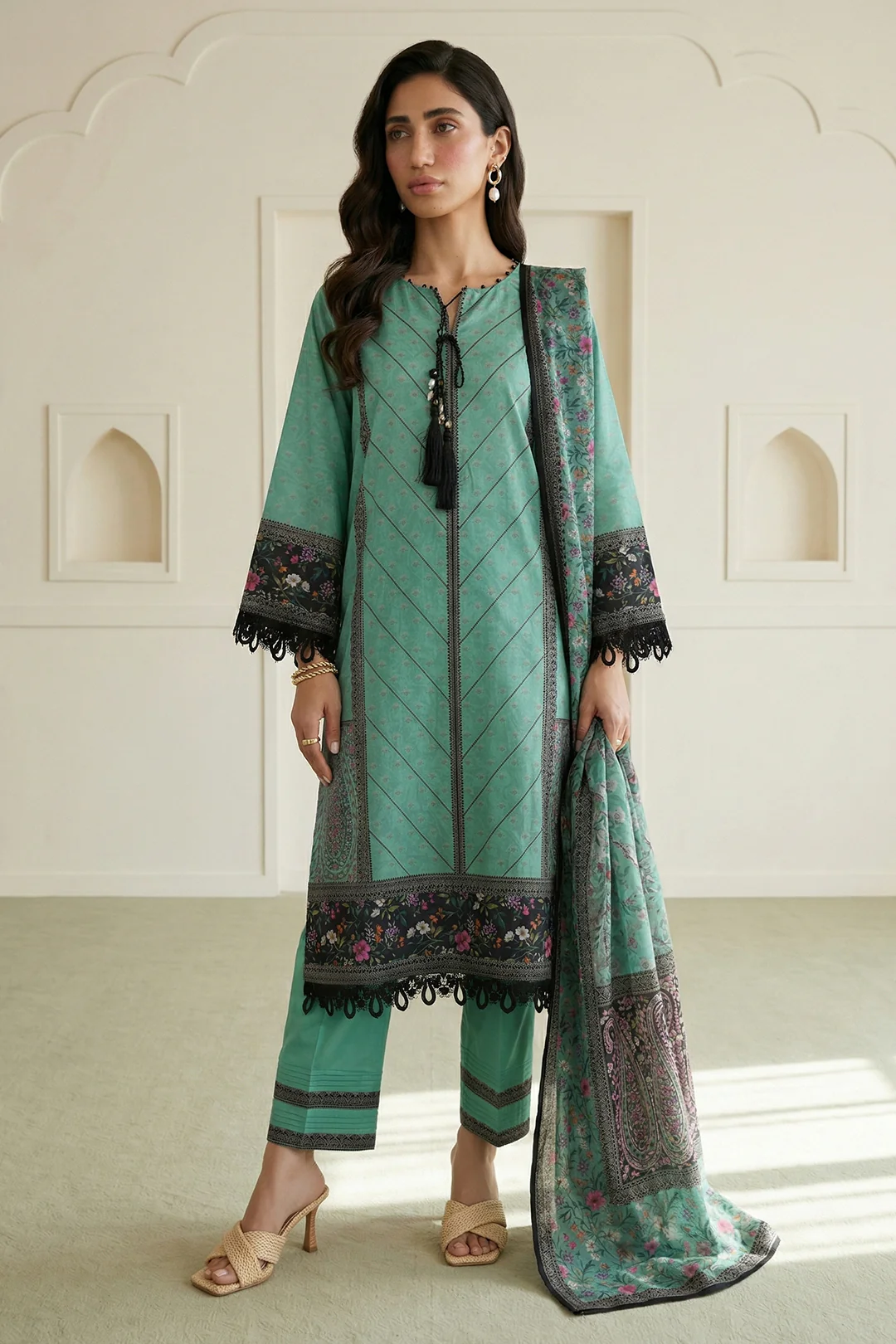 Shirt Shalwar Dupatta - 0877 - Image 3