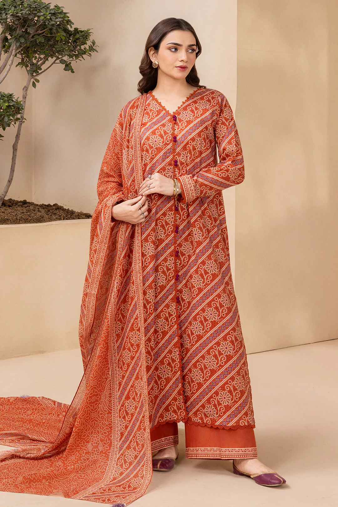 Shirt Shalwar Dupatta - 0880 - Image 3