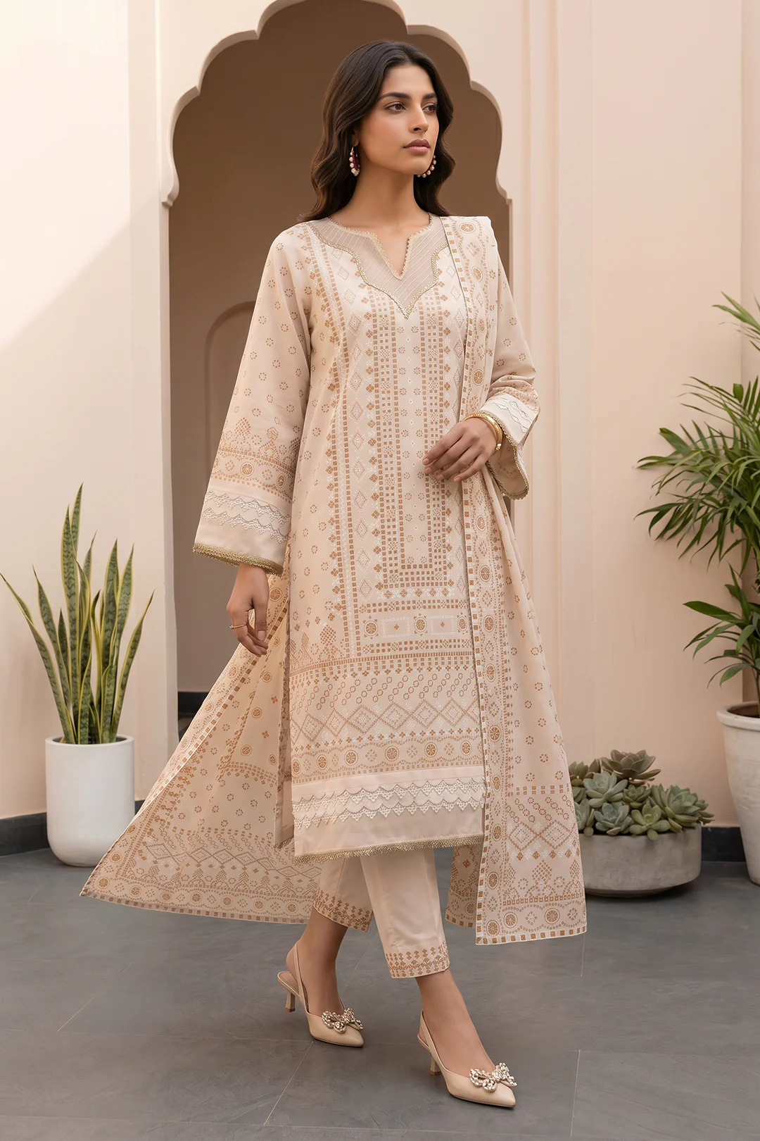 Shirt Shalwar Dupatta - 0900 - Image 2