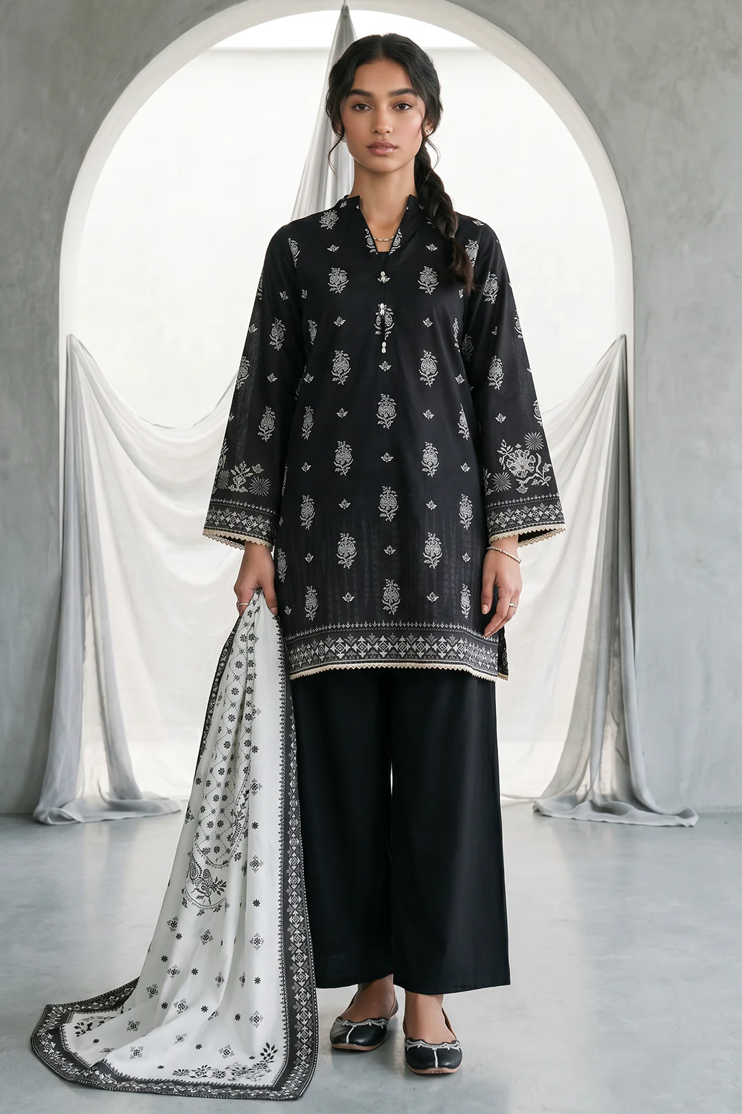 Shirt Shalwar Dupatta - 0938 - Image 4