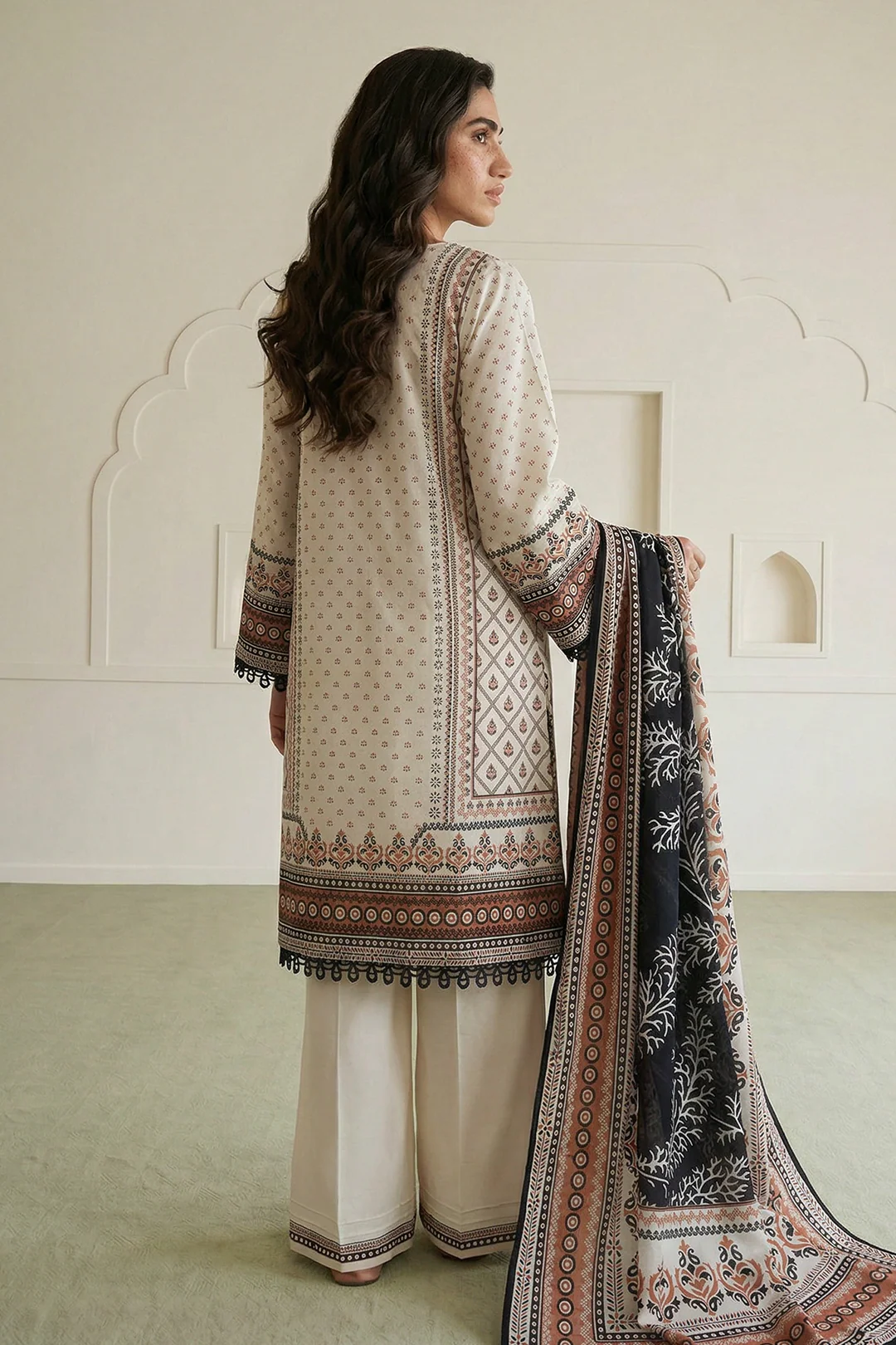 Shirt Shalwar Dupatta - 0940 - Image 7