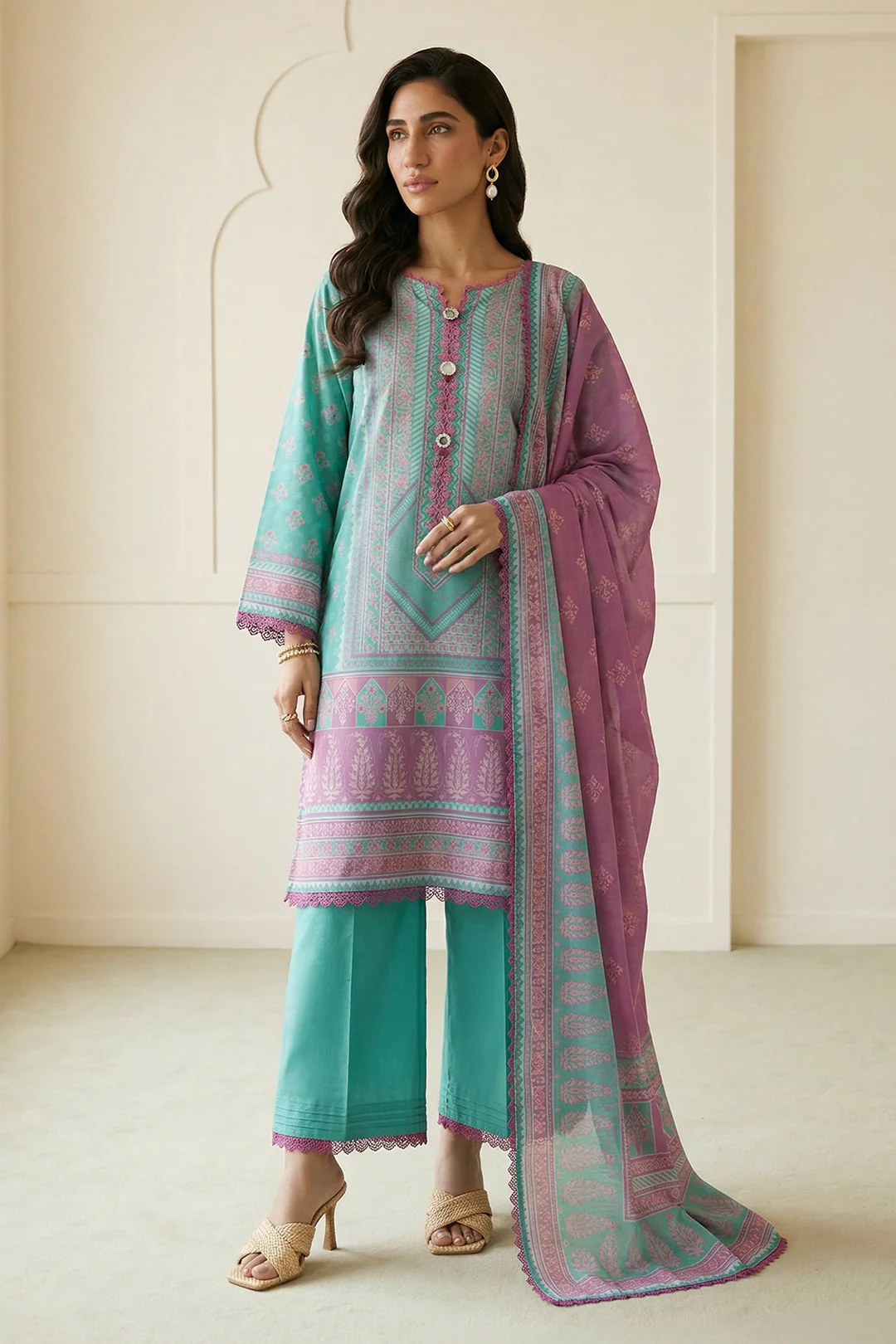 Shirt Shalwar Dupatta - 0942