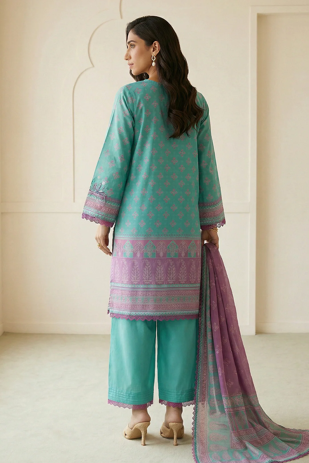 Shirt Shalwar Dupatta - 0942 - Image 7