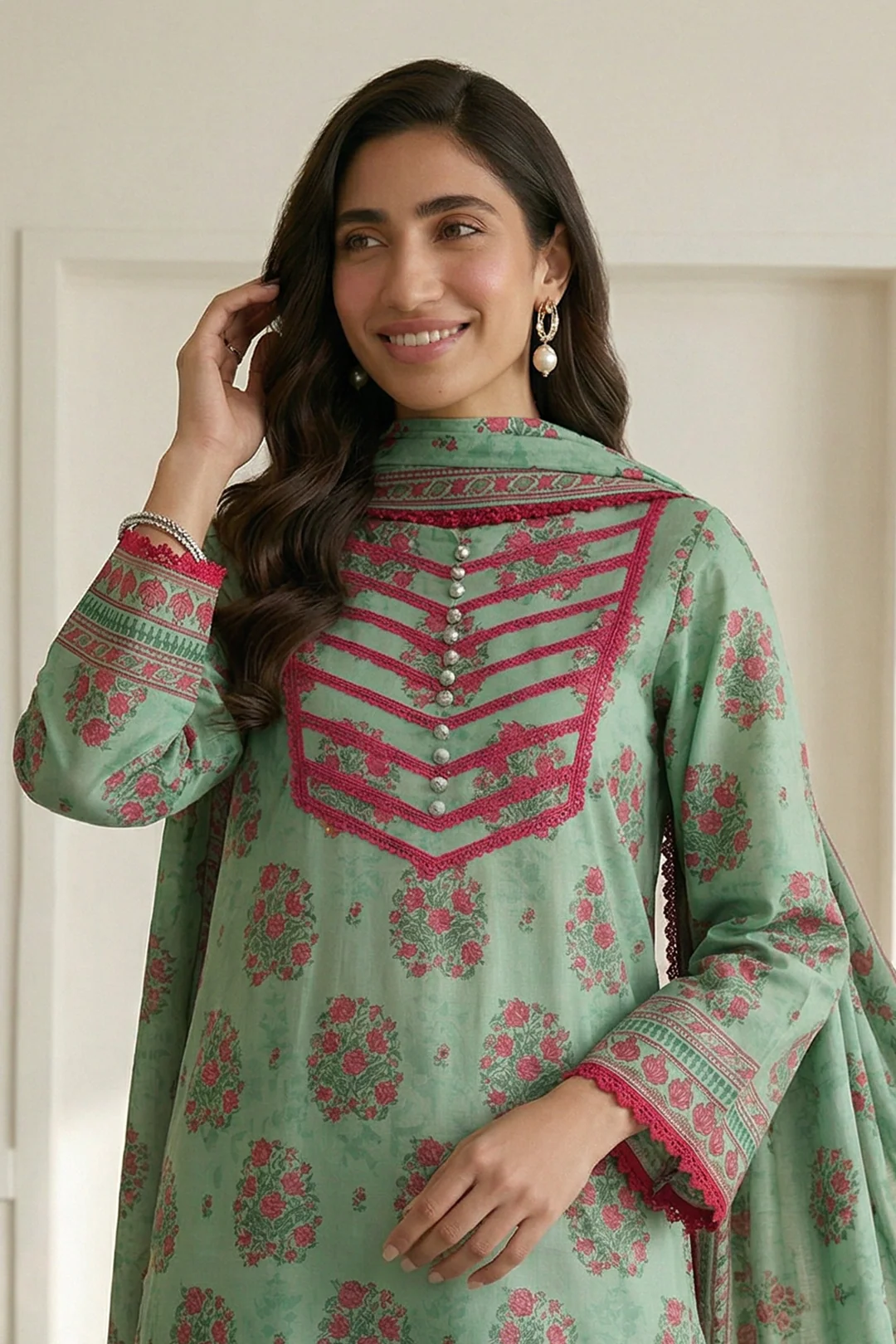 Shirt Shalwar Dupatta - 0946 - Image 2