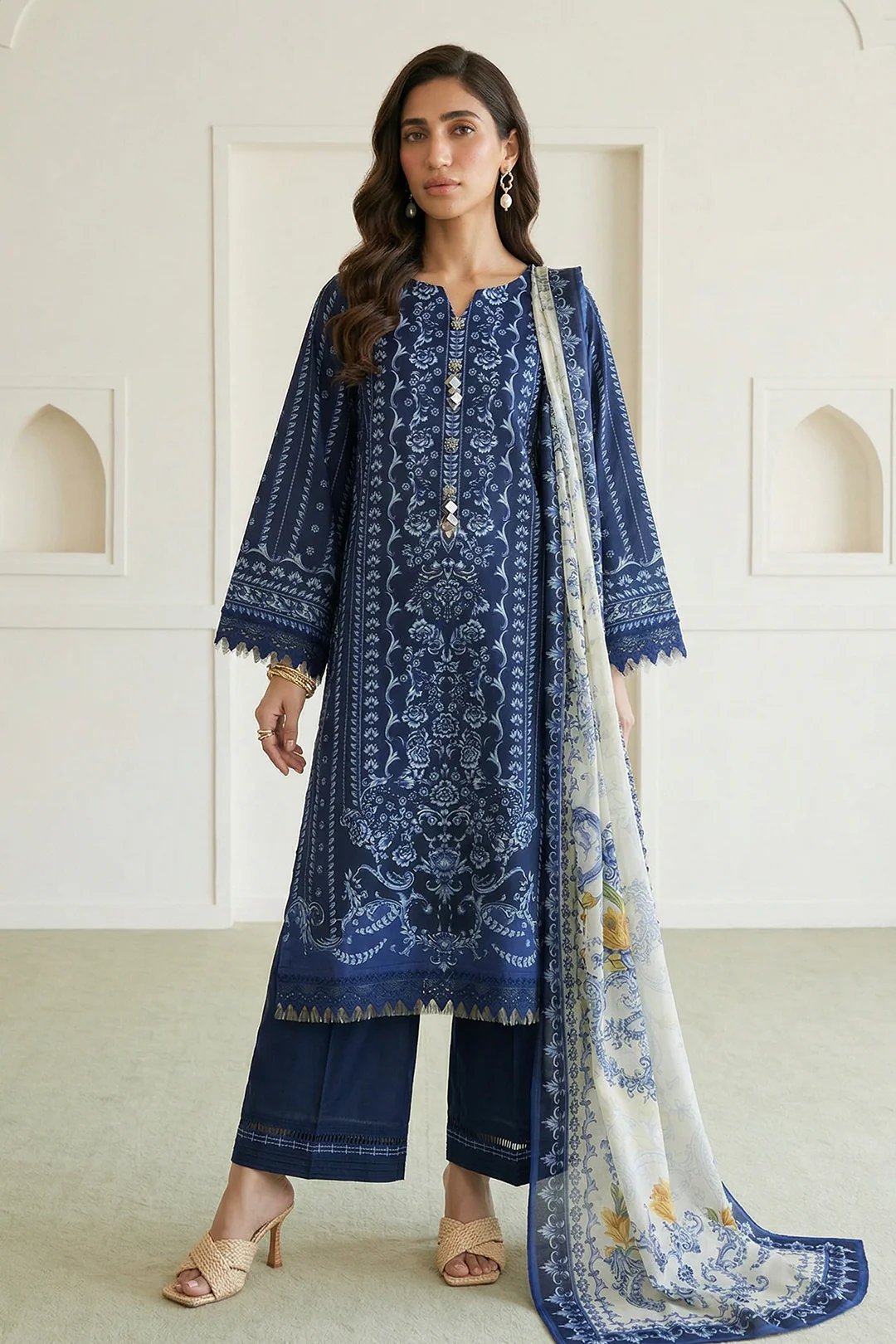 Shirt Shalwar Dupatta - 0948 - Image 3