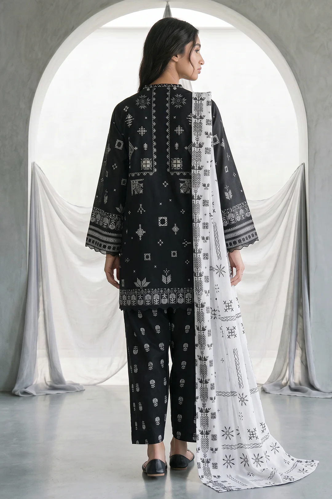 Shirt Shalwar Dupatta - 0957 - Image 7