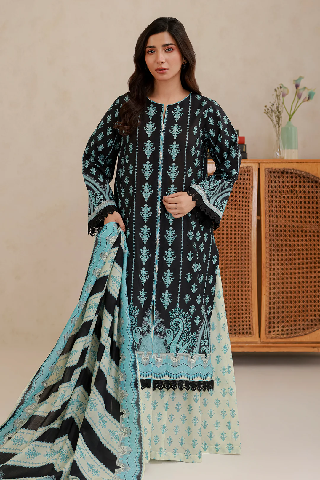 Shirt Shalwar Dupatta - 0958 - Image 3